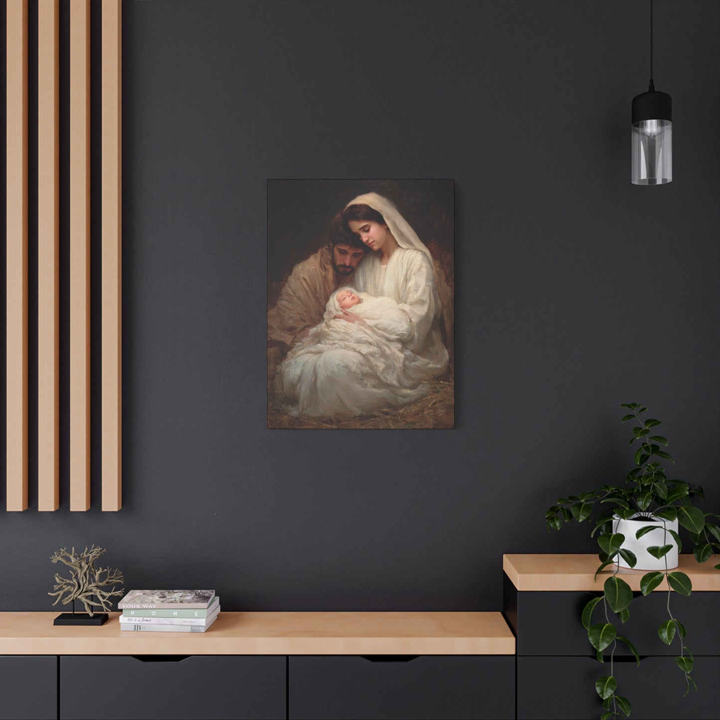The Quiet Kingdom of the Holy Family - Gallery Wrapped Canvas - Print - Religious Art for your Home - Catholic