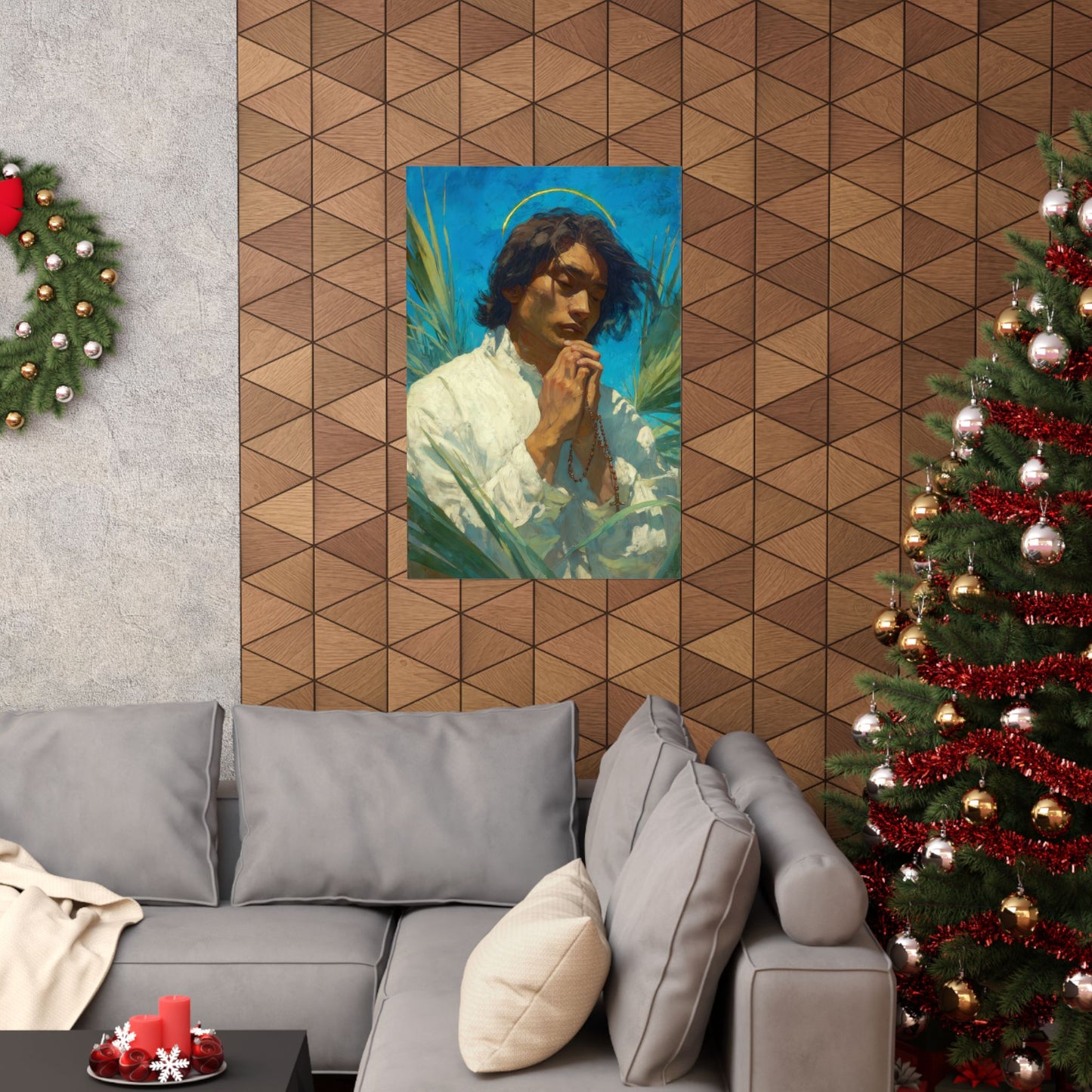 Saint Lorenzo Ruiz -  Catholic Art - Multiple Sizes - Premium Posters - Catholic Art - Christian Home - Catholic Saint Art