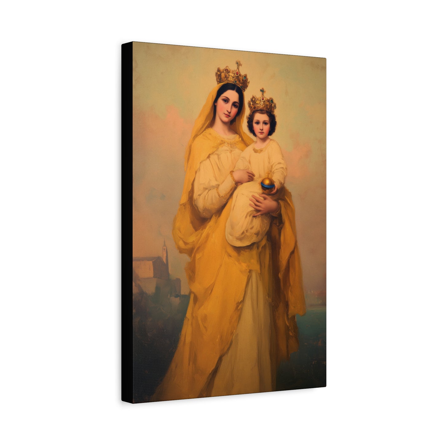 Our Lady of Prompt Succor - Gallery Wrapped Canvas - Print - Religious Art for your Home - Catholic