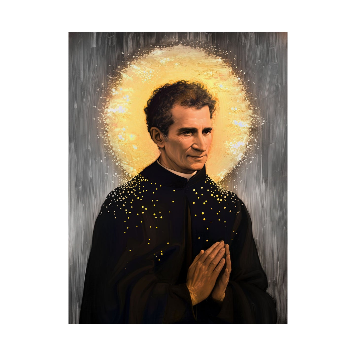 Saint John Bosco / Don Bosco  - Sanctified Souls Print - Multiple Sizes - Premium Matte Vertical Posters