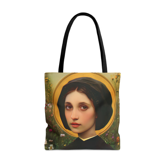 Saint Vincenza Gerosa Tote Bag - Large Medium Small Faith Art Bag - Catholic Faith Purse - Religious Carry All Reusable Tote Bag