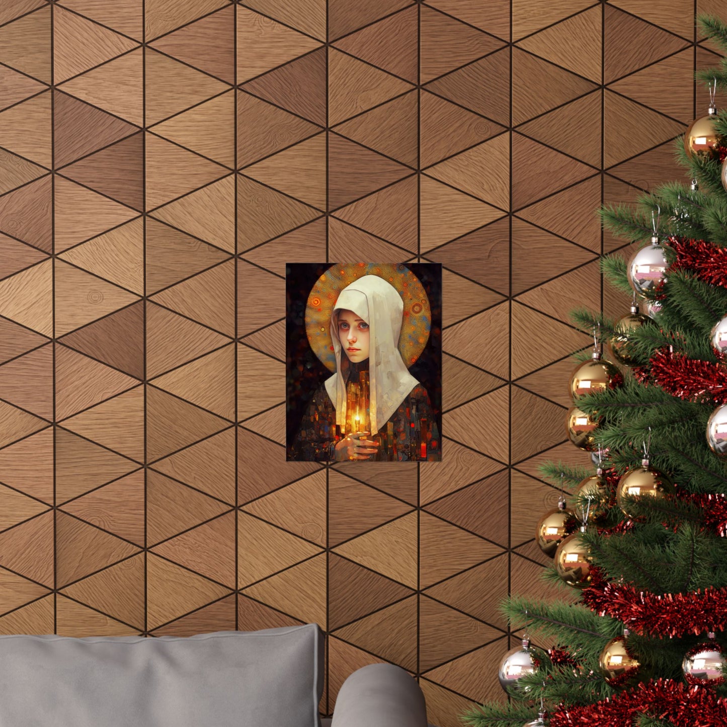 Saint Frances of Rome - Sanctified Souls Print - Multiple Sizes - Premium Matte Vertical Posters