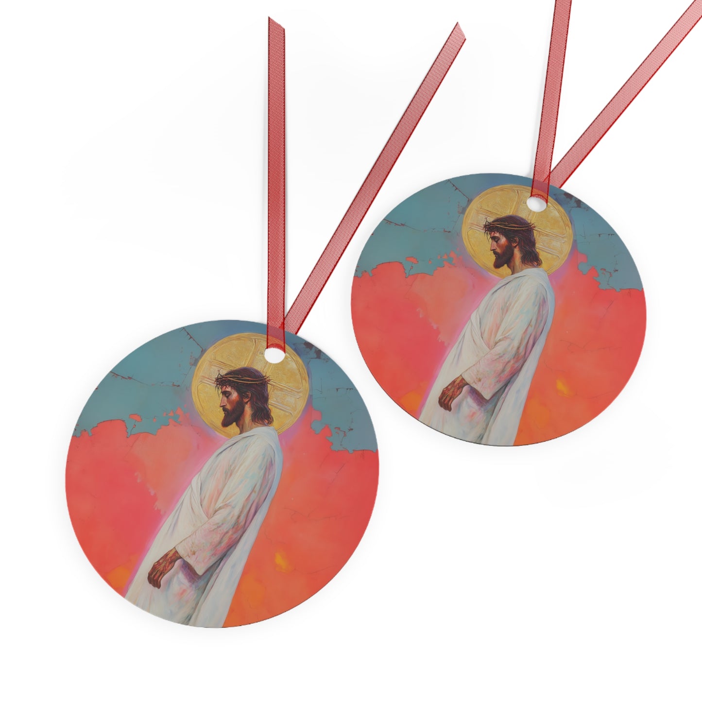 From the Tomb, Eternal Life Ornament - Religious Holiday Christmas Ornament and Keepsake - Double sided Keepsake