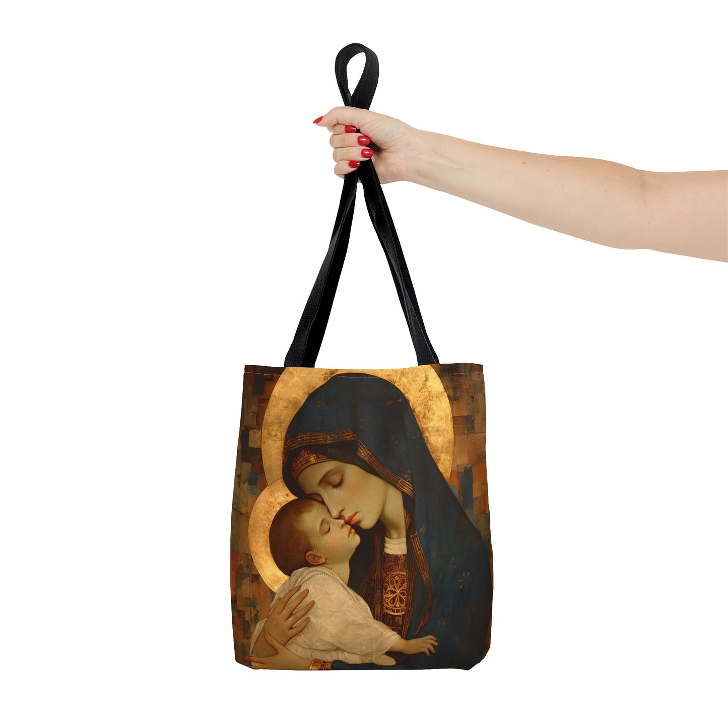 Mary, Mother of God - Divine Mother Tote Bag - Large Medium Small Faith Art Bag - Catholic Faith Purse - Religious Carry All