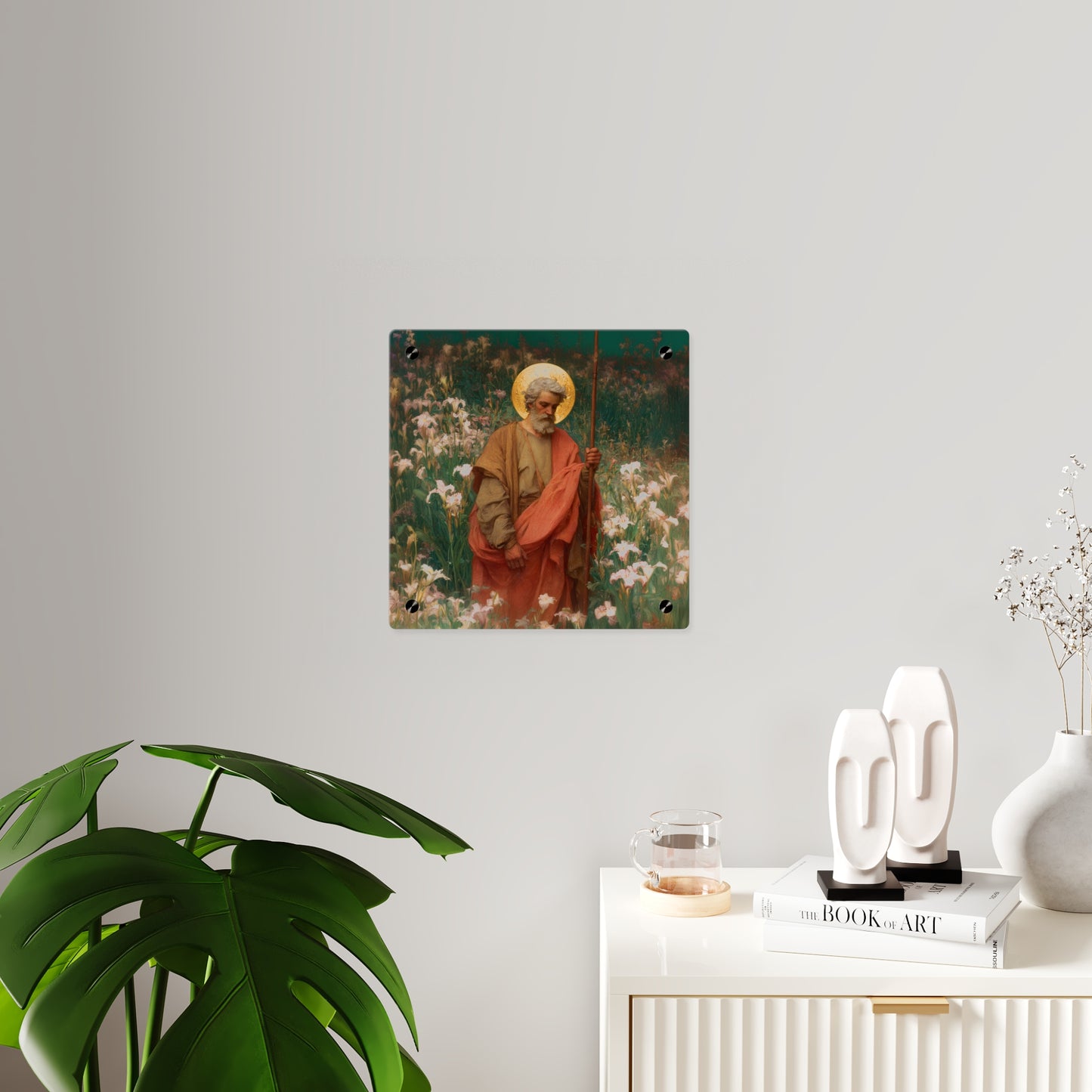 Saint James the Lesser Wall Art Panel - Ready to Hang Acrylic Print - Catholic Saint Art - Patron Saint Print - No Frame needed