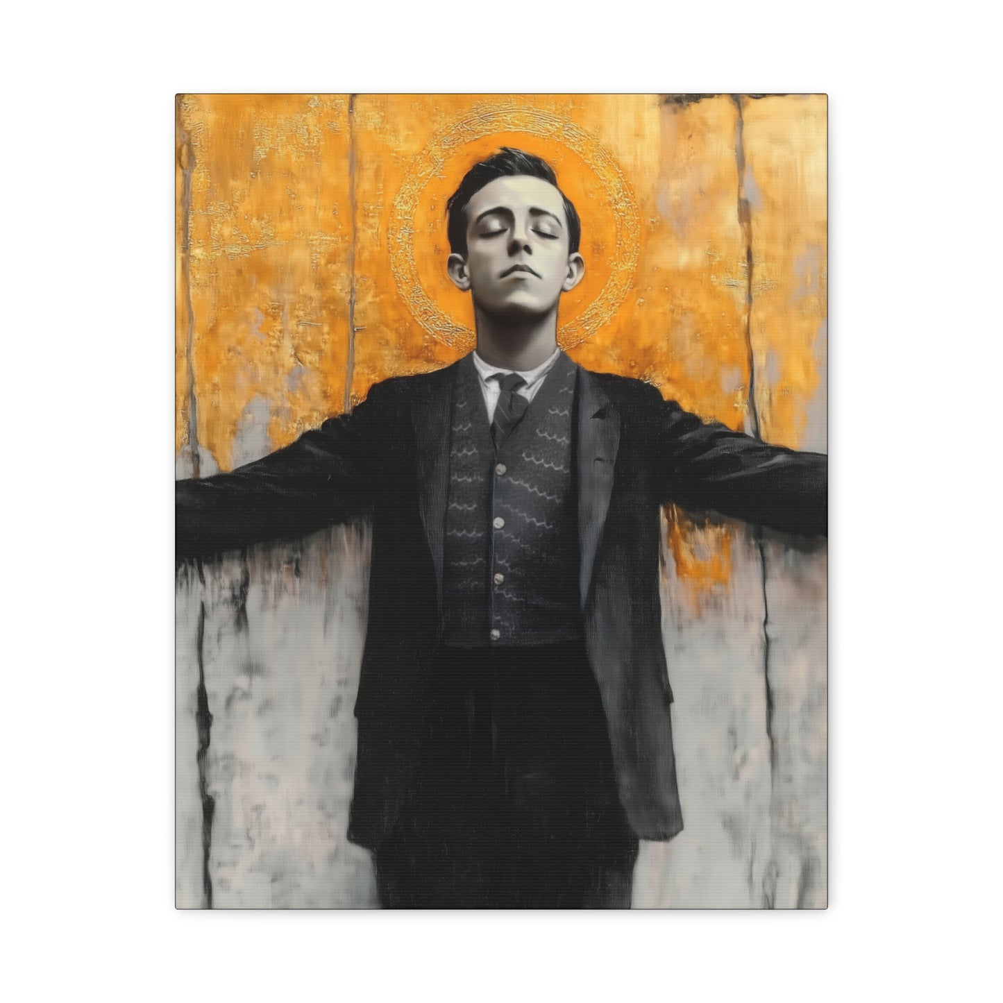 Blessed Miguel Pro- Gallery Wrapped Canvas - Print - Religious Art for your Home - Catholic Saint Art Print - Home Decor - Catholic Art