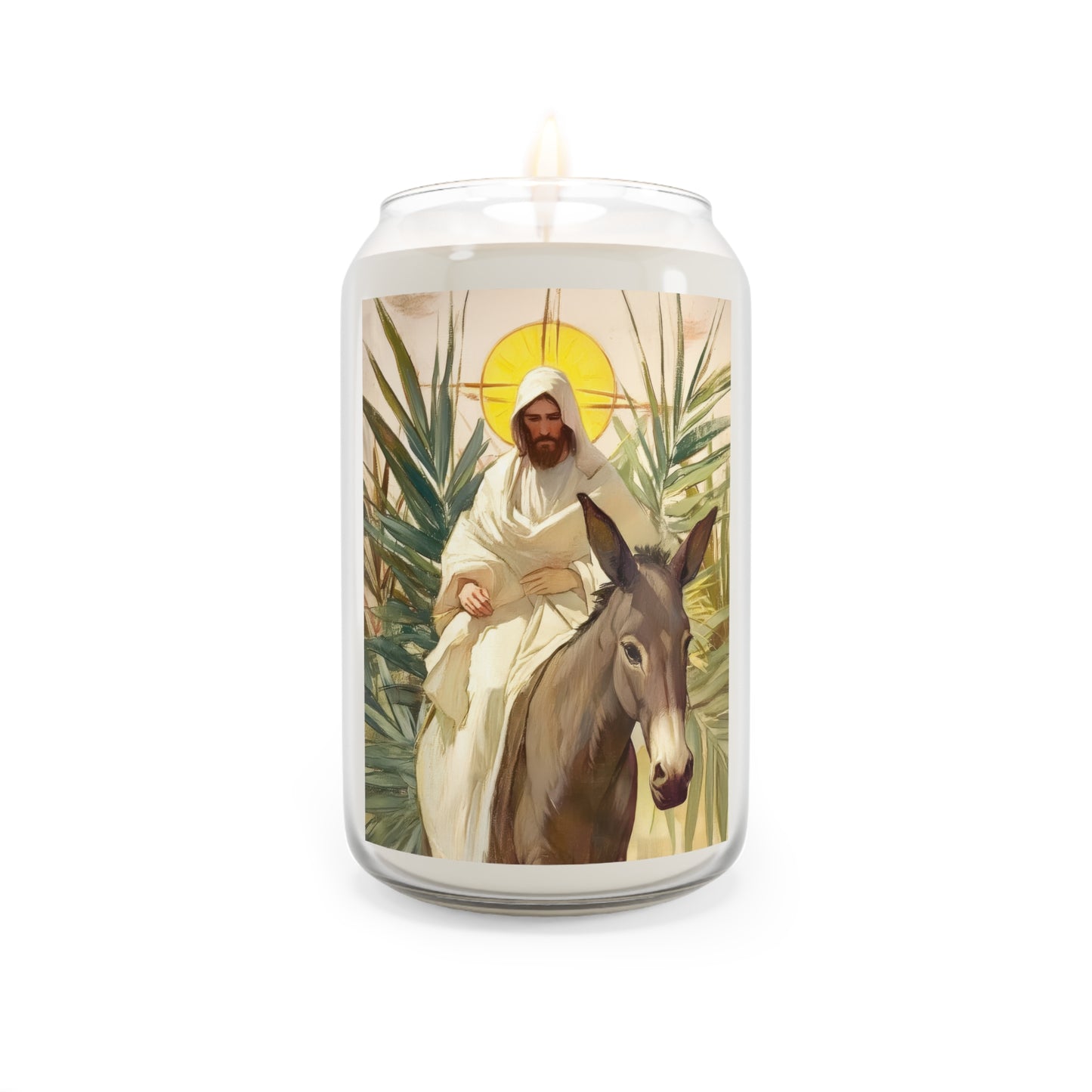 Benedictus Qui Venit (Blessed is He who comes) - Scented Prayer Candle, 13.75oz - Tall Size - Religious Prayer Candle - Catholic Art