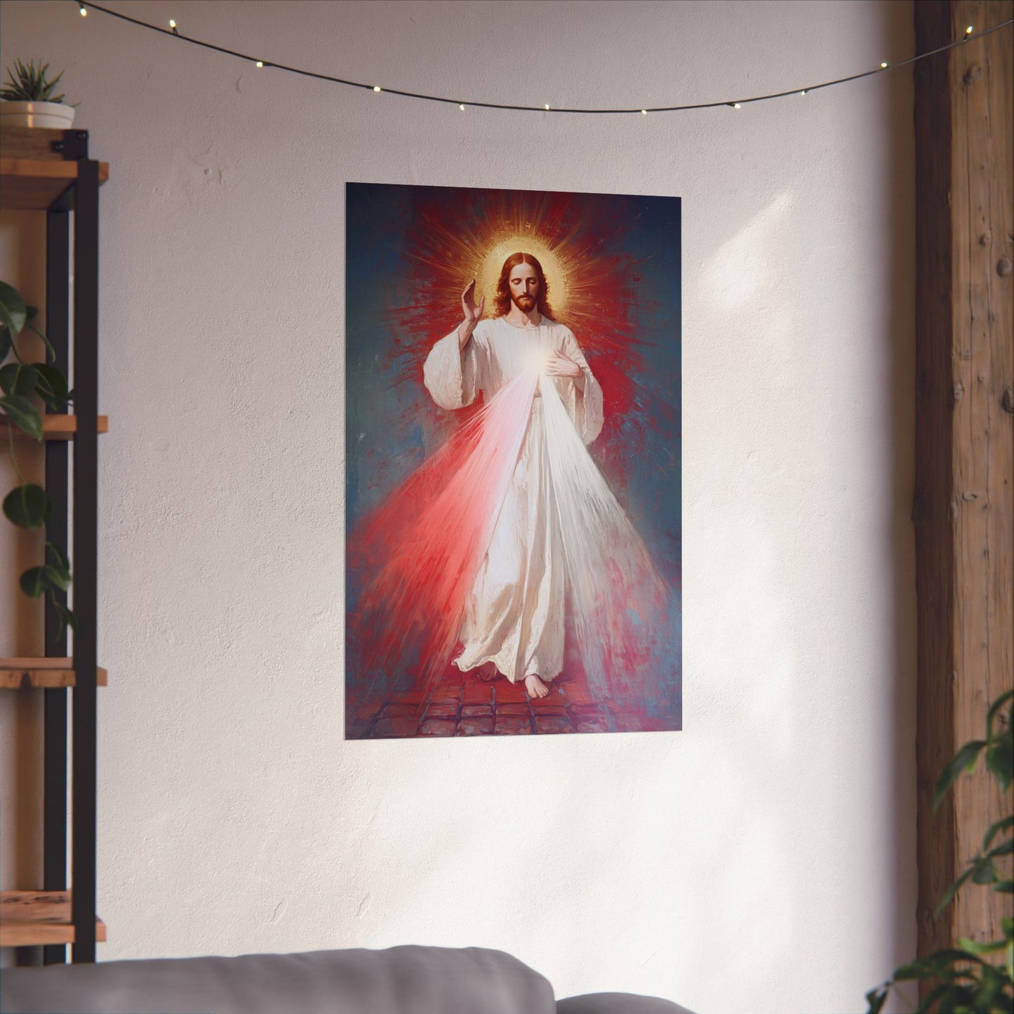 The Divine Mercy - Our Lord Jesus Christ  - Sanctified Souls Print - Multiple Sizes - Premium Matte Vertical Posters