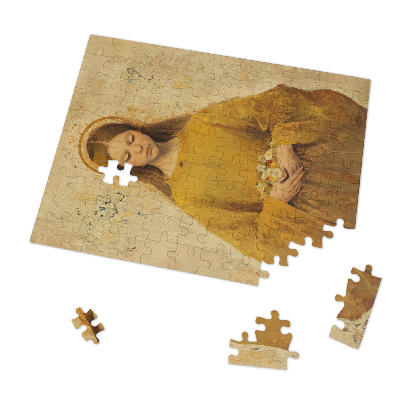 Saint Lucy - Puzzle and Keepsake Tin - Religious (30, 110, 252, 500,1000) - Religious Puzzle - Gifts for Catholic Families