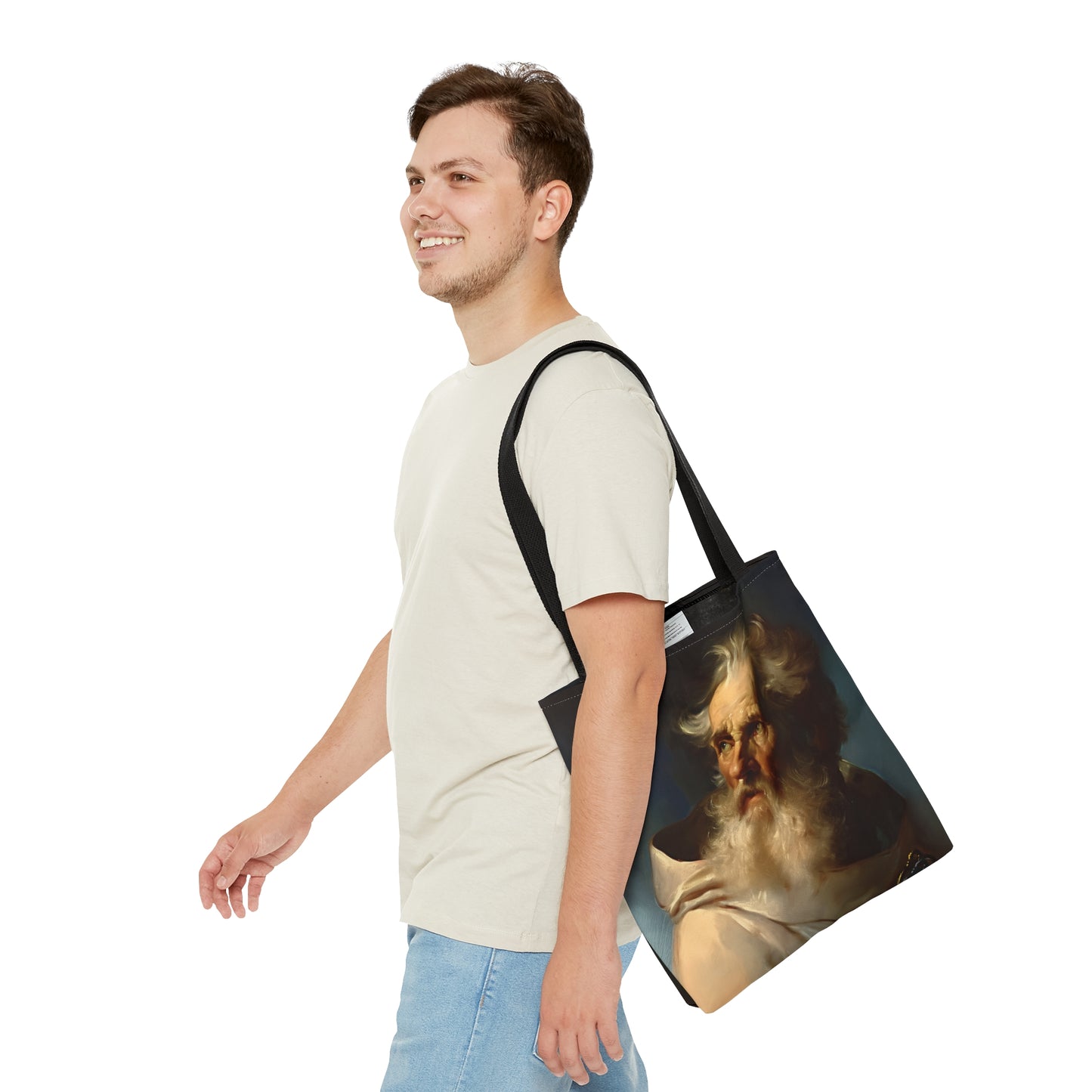 Saint Peter the Apostle Tote Bag - Large Medium Small Faith Art Bag - Catholic Faith Purse - Religious - Prayer Bag - Devotional