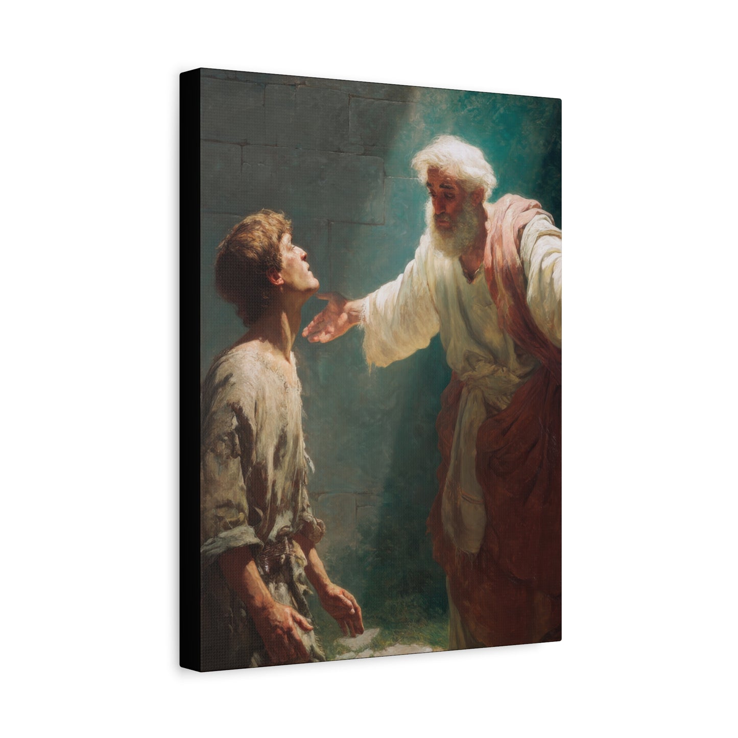 Homecoming of the Prodigal Son - Gallery Wrapped Canvas - Print - Religious Art for your Home - Catholic Art Print