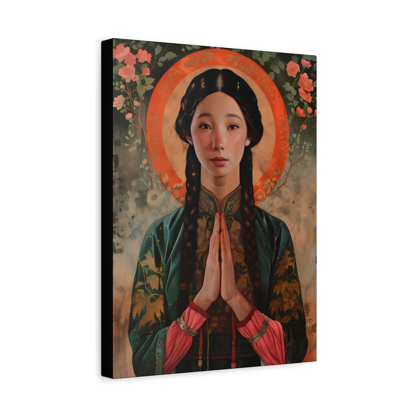 Saint Anna Wang - Museum Wrapped Canvas - Sanctified Souls Print - Art for your Home - Religious Art -  Martyr of China
