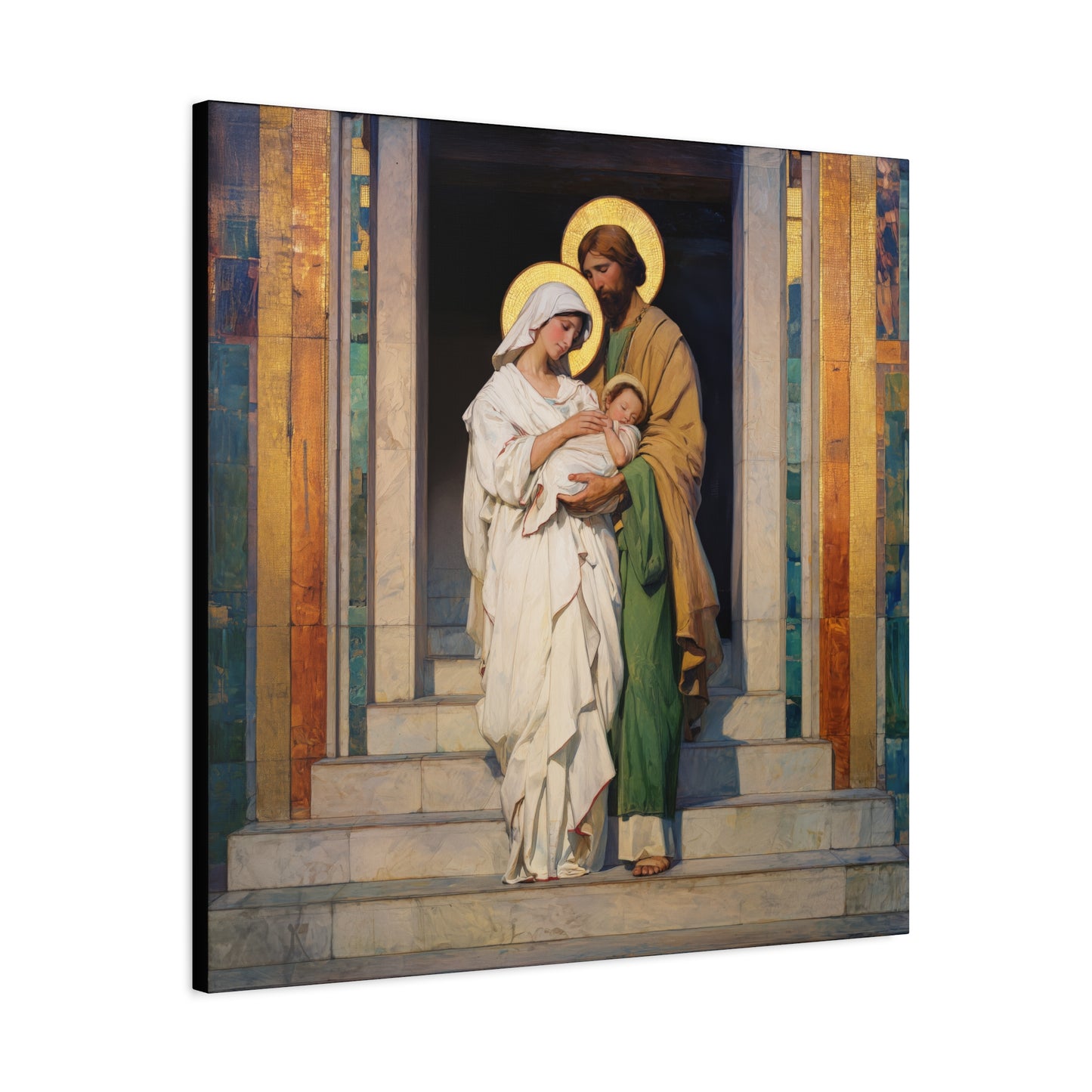 The Feast of the Presentation of the Lord - Holy Family - Gallery Wrapped Canvas - Print - Religious Art for your Home - Catholic art print - prayer room art