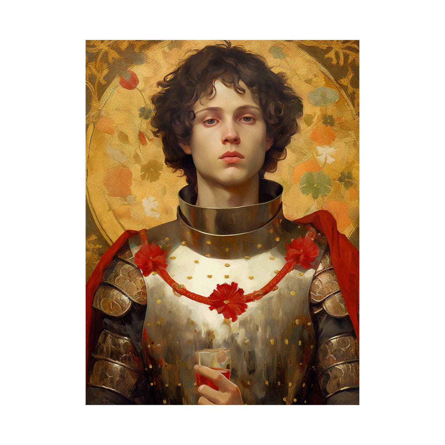 Saint Martin of Tours Print - Sanctified Souls Print - Multiple Sizes - Premium Matte Vertical Posters