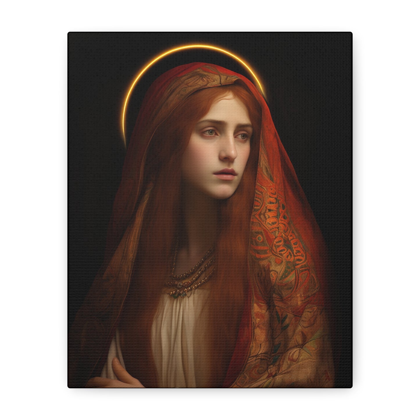 The Beloved Disciple - Mary Magdalene's Devotion - Museum Wrapped Canvas - Sanctified Souls Print - Religious Art for your Home