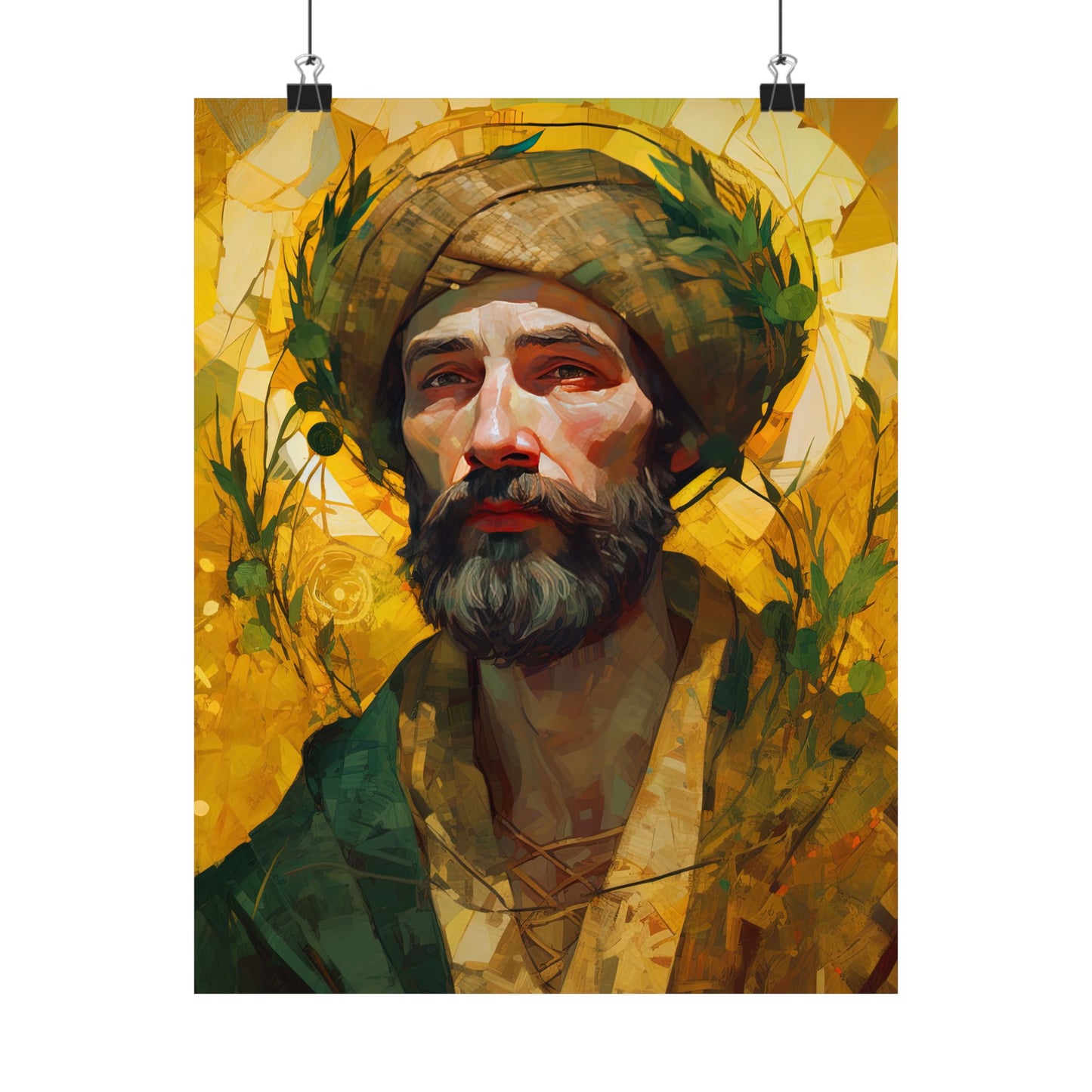 Saint Isidore the Farmer - Sanctified Souls Print - Multiple Sizes - Premium Matte Vertical Posters
