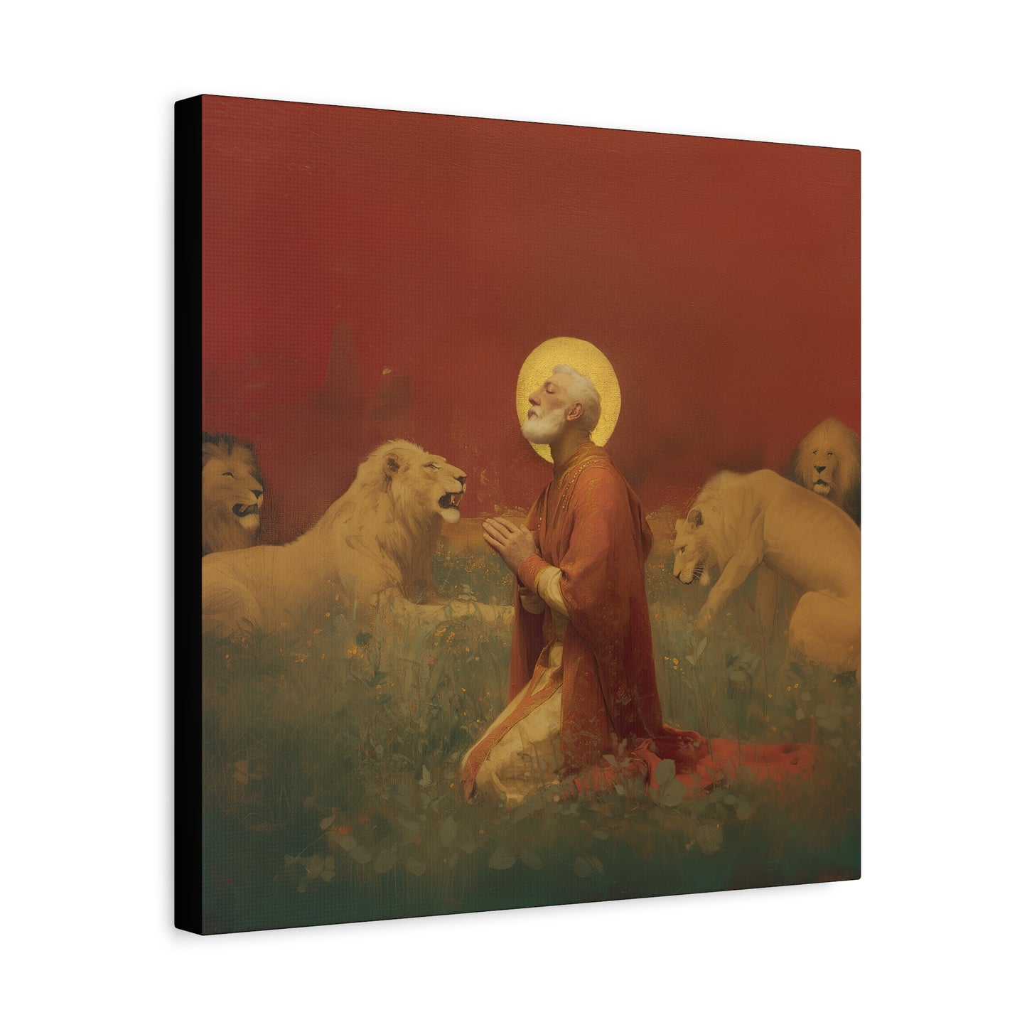 Saint Ignatius of Antioch -  Museum Wrapped Canvas - Sanctified Souls Print - Religious Art for your Home - Catholic Patron Saint Art