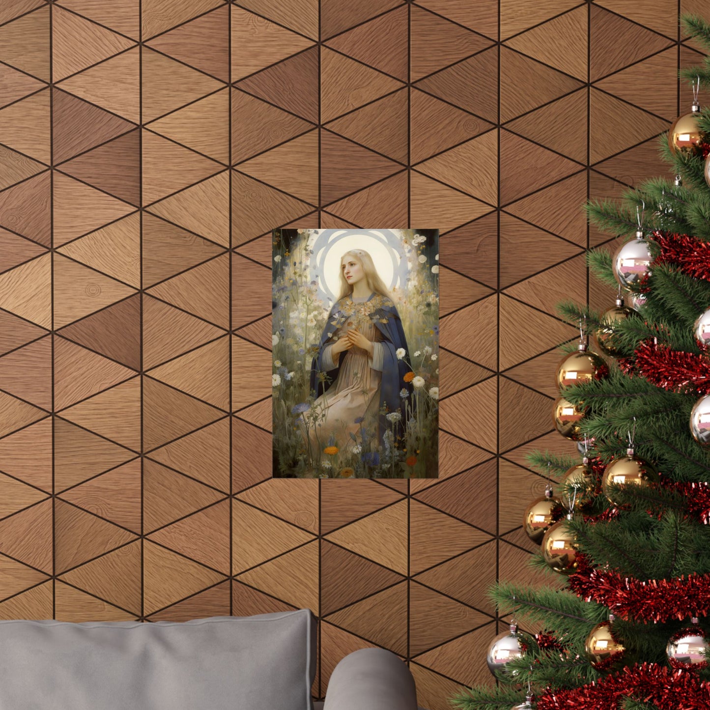 Saint Hildegard of Bingen Print - Sanctified Souls Print - Multiple Sizes - Premium Matte Vertical Posters