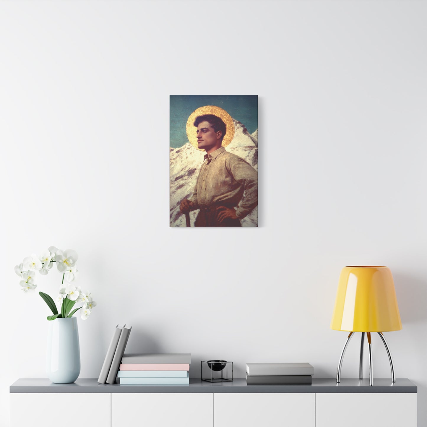 Saint Pier Giorgio Frassati -  Museum Wrapped Canvas - Sanctified Souls Print - Religious Art for your Home - Catholic Patron Saint Art
