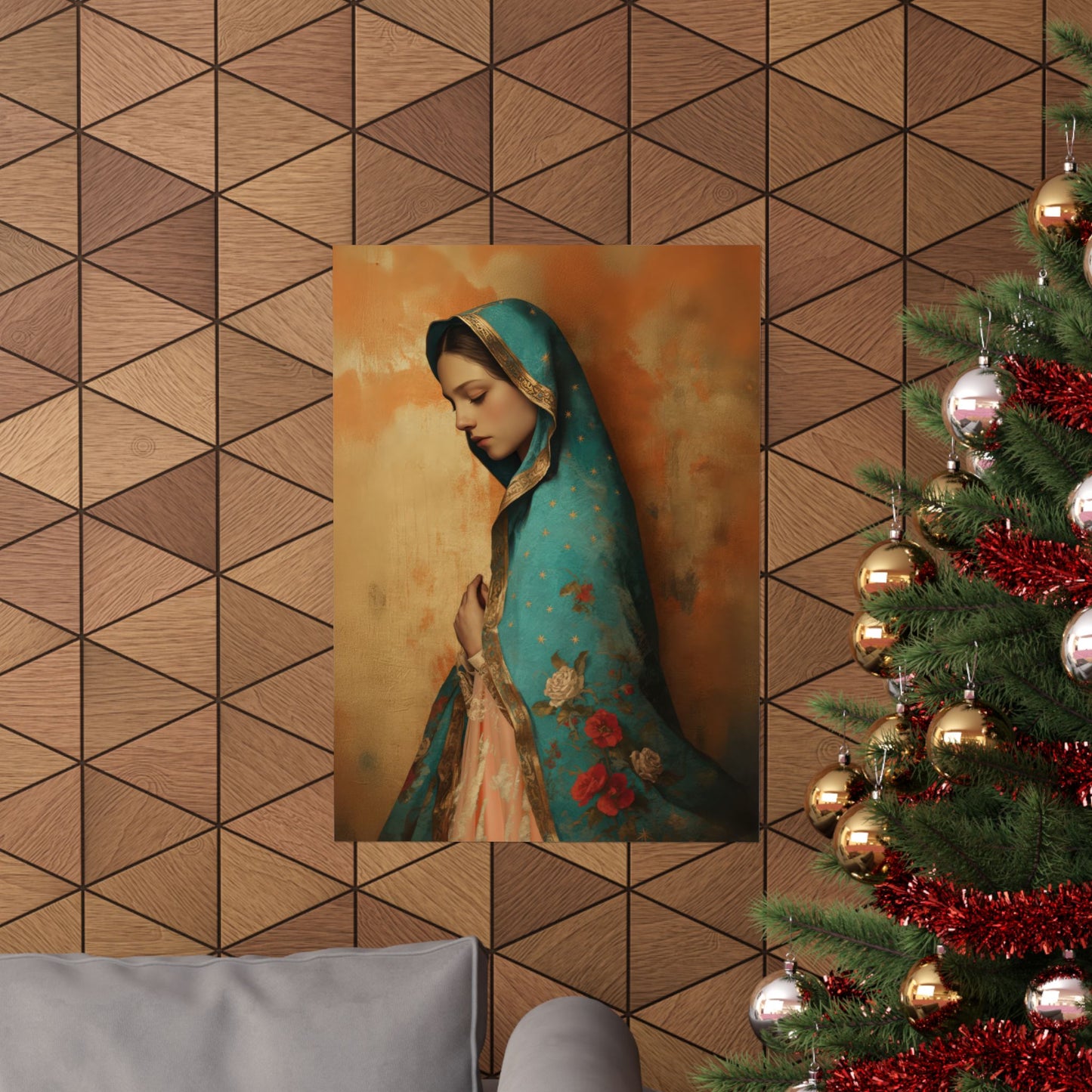 Our Lady of Guadalupe - Sanctified Souls Print - Multiple Sizes - Premium Matte Vertical Posters