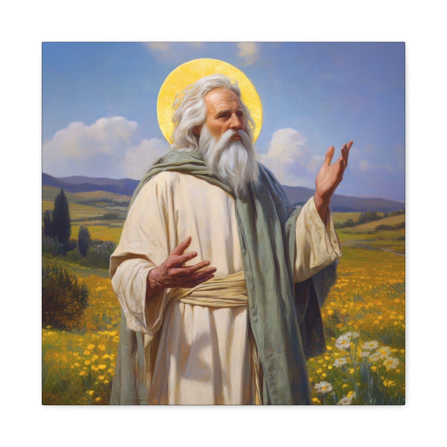 Saint Hilary of Arles - Gallery Wrapped Canvas - Print - Religious Art for your Home - Catholic Art Print