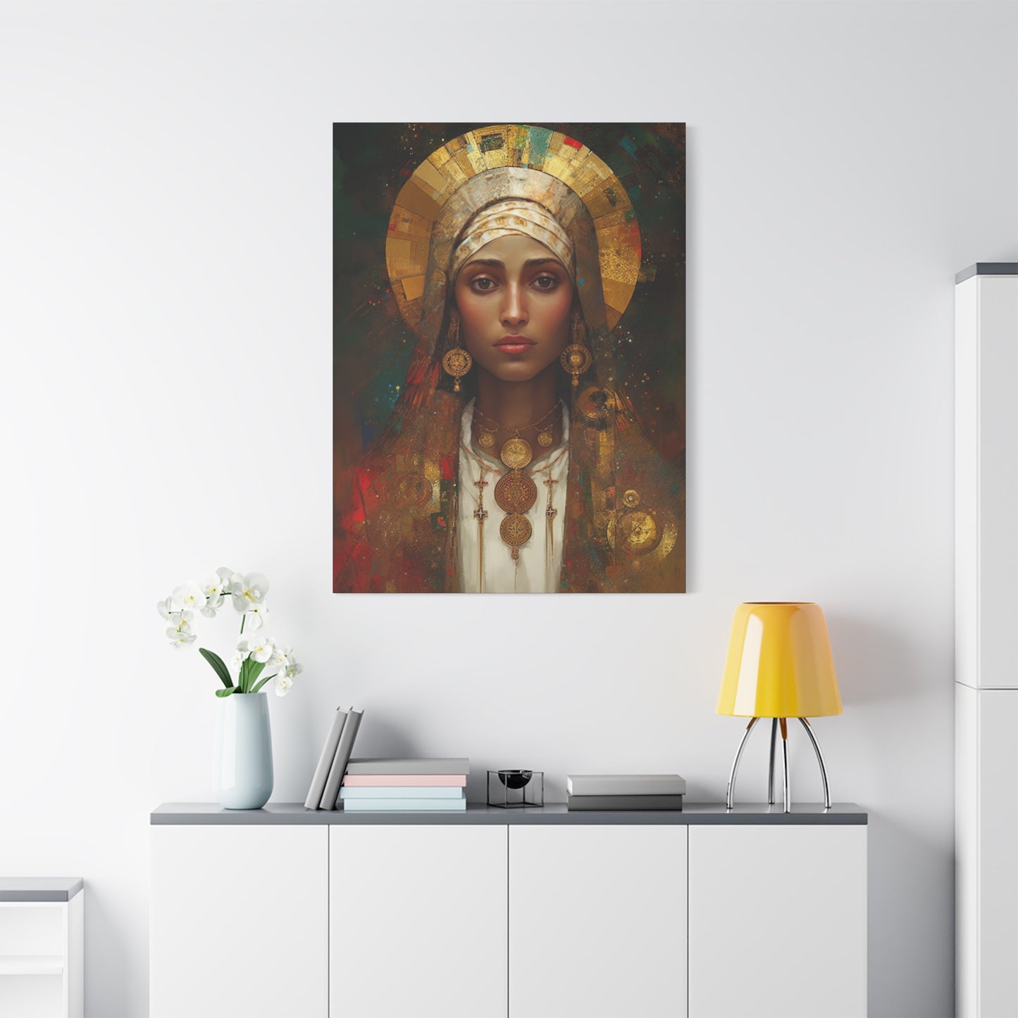 Saint Julia of Carthage - Museum Wrapped Canvas - Sanctified Souls Print - Religious Art for your Home