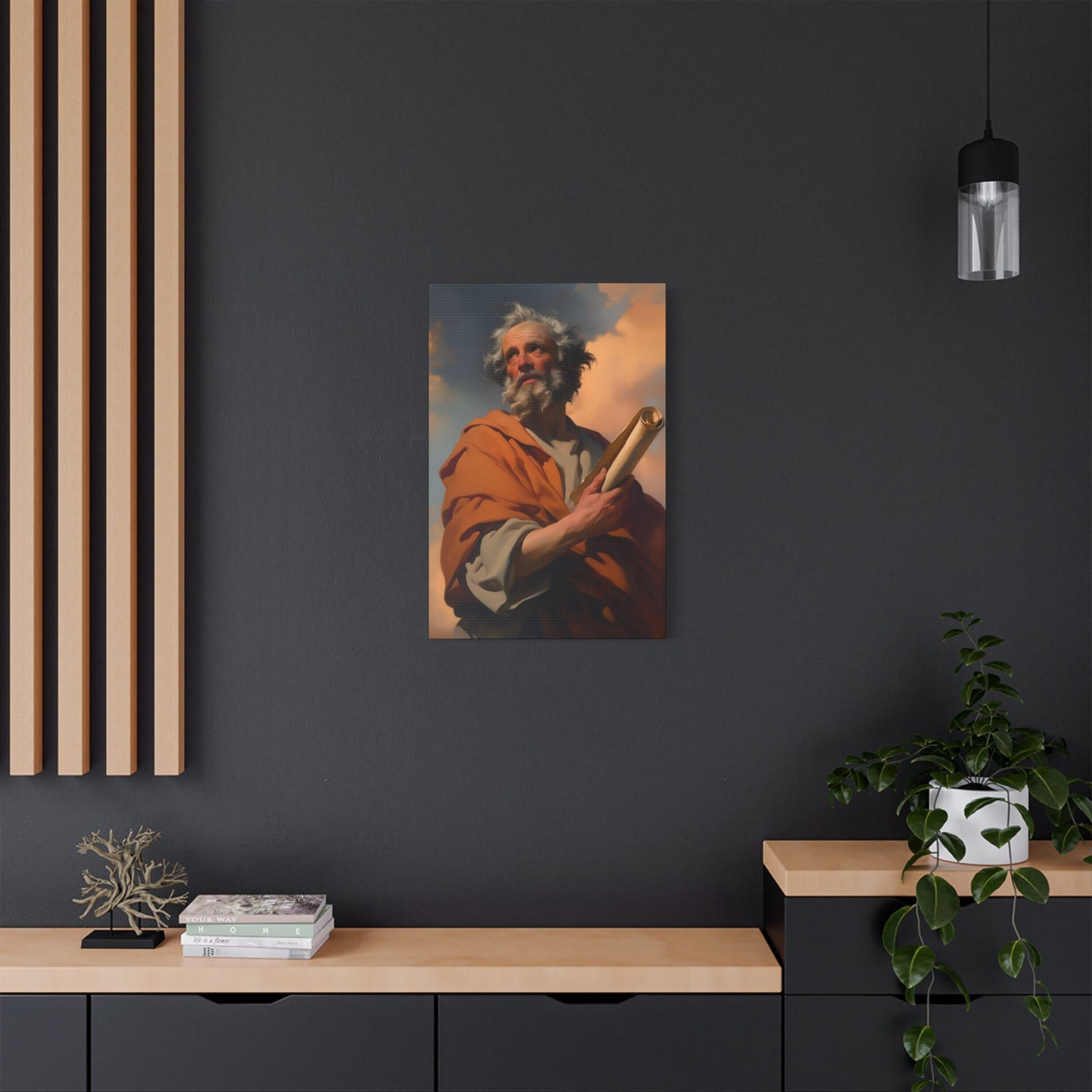 Saint Paul the Apostle-  Wrapped Canvas Print - Multiple Sizes - Catholic Home art Matte Canvas, Stretched