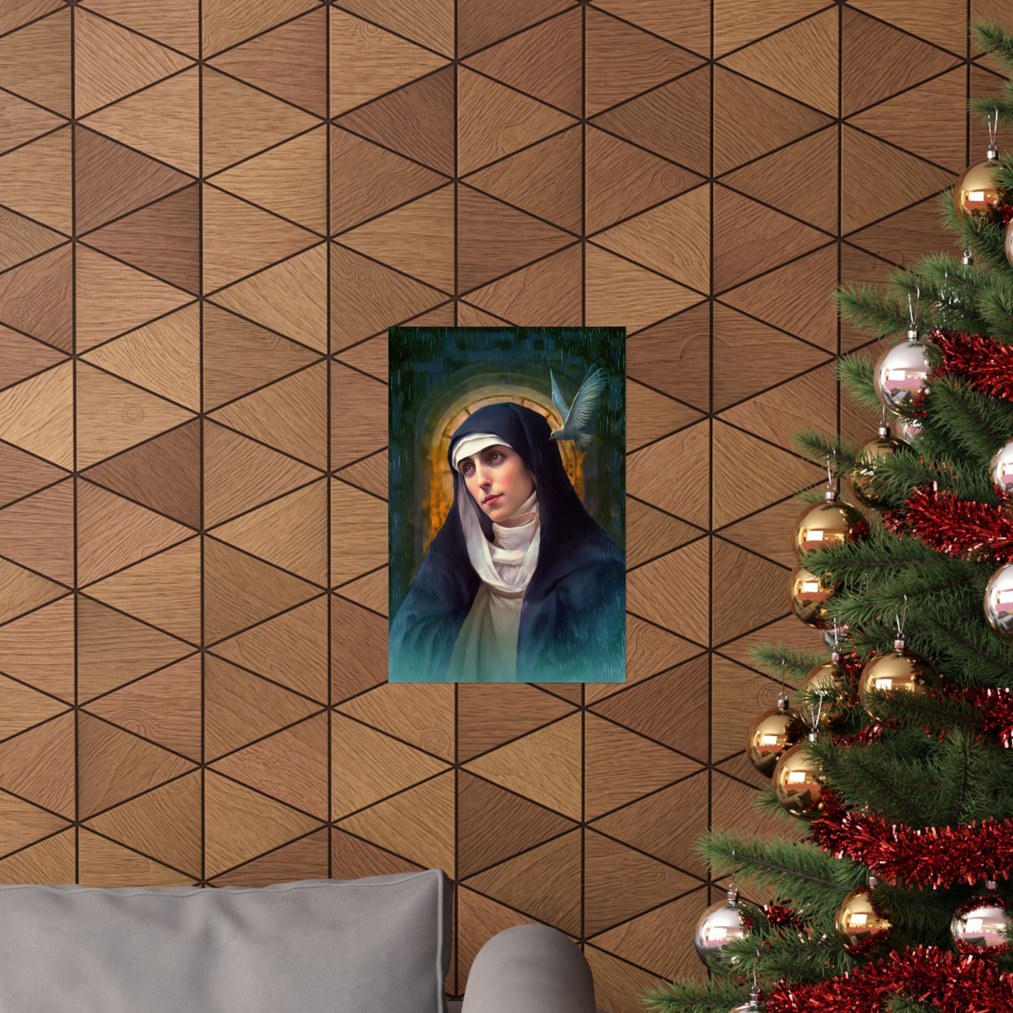 Saint Teresa of Ávila Print - Sanctified Souls Print - Multiple Sizes - Premium Matte Vertical Posters