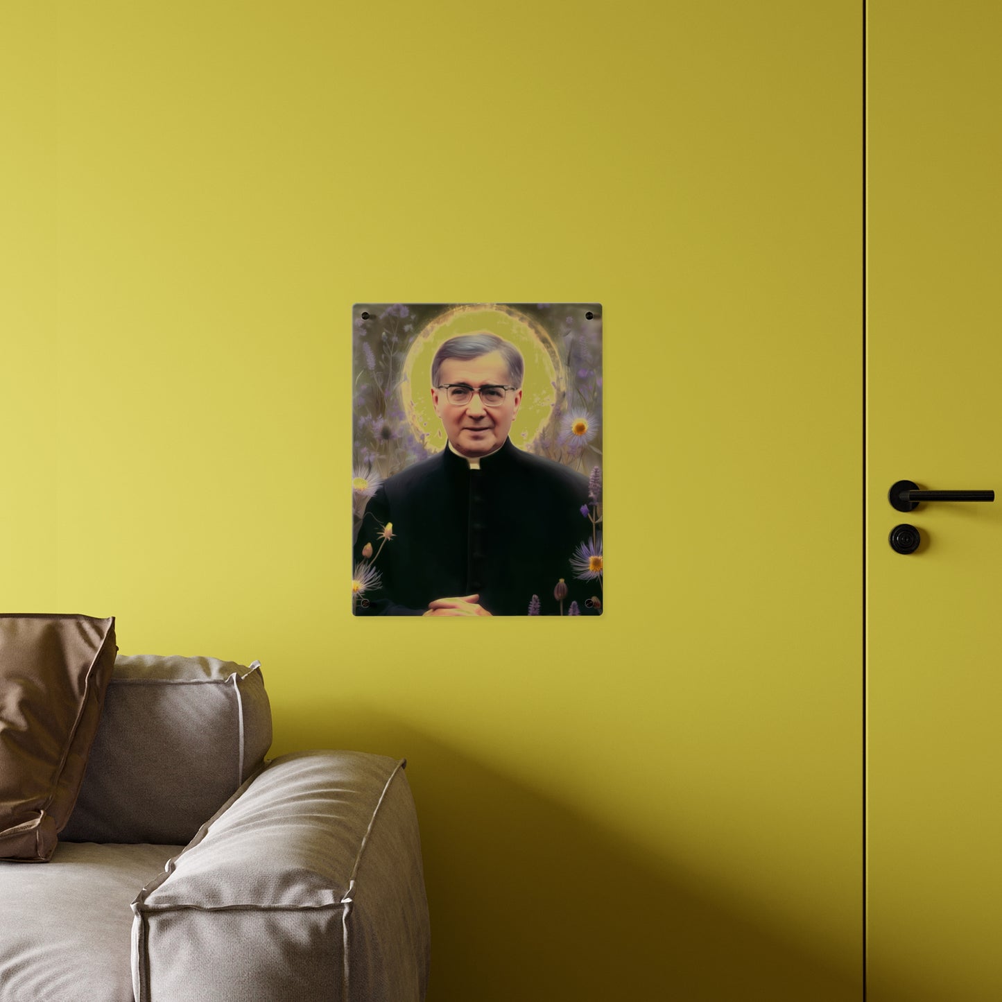 Saint Josemaría Escrivá de Balaguer Acrylic Wall Art Panel - Ready to Hang Acrylic Print - Catholic Saint Art