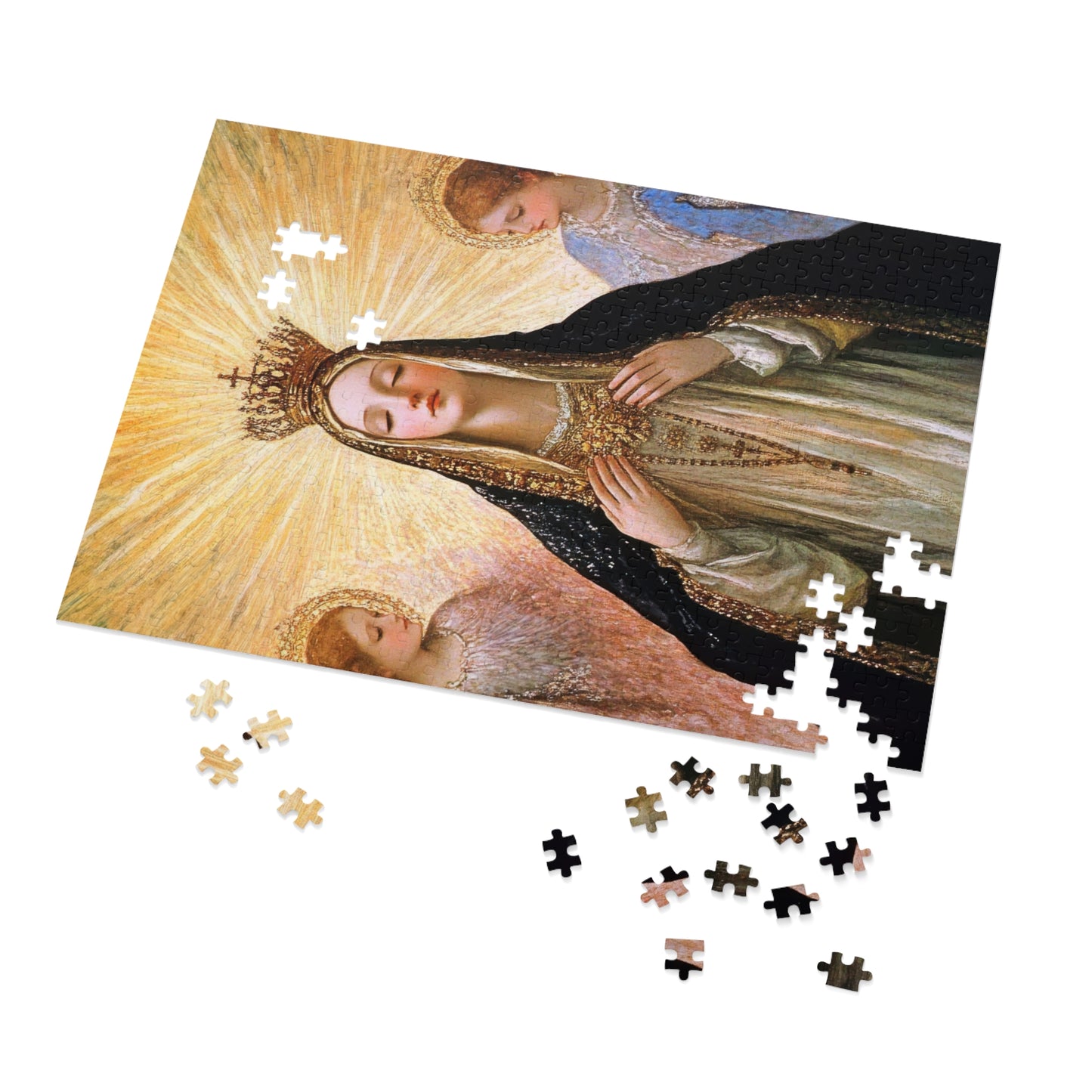 Divine Majesty : The Crowning of the Queen of Heaven - Puzzle and Keepsake Tin - Religious (30, 110, 252, 500,1000) - Religious Puzzle
