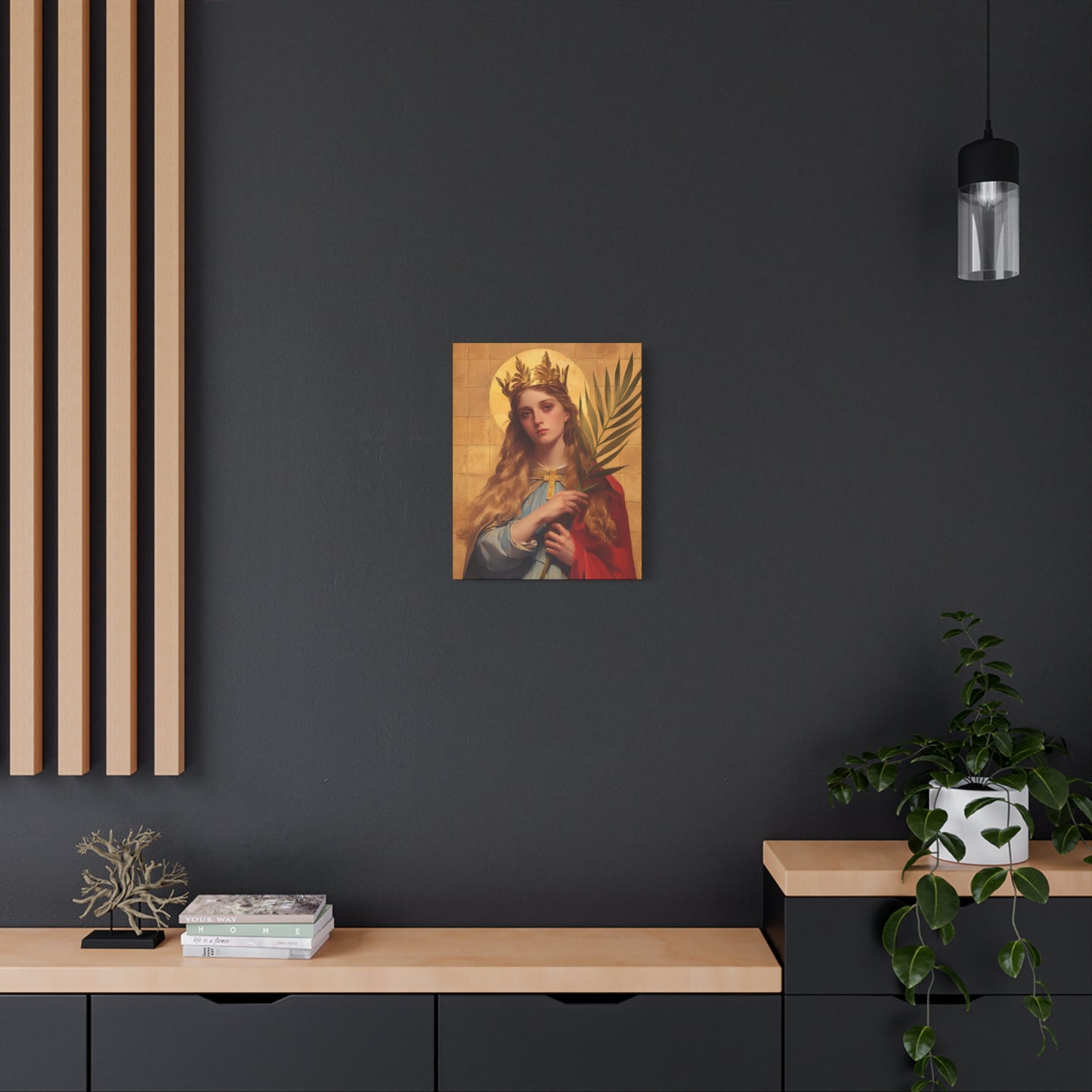 Saint Agrippina - Gallery Wrapped Canvas - Print - Religious Art for your Home - Catholic Art