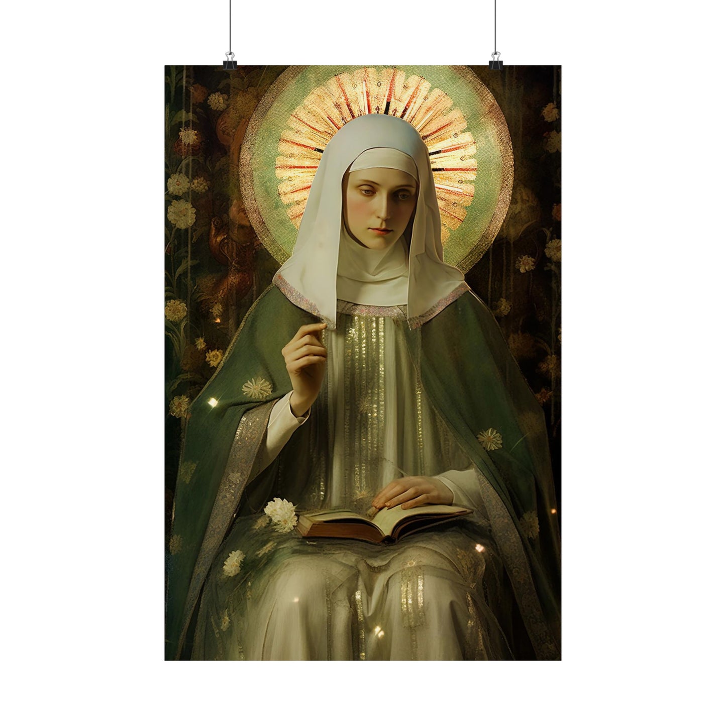 Saint Ingrid of Sweden - Sanctified Souls Print - Multiple Sizes - Premium Matte Vertical Posters