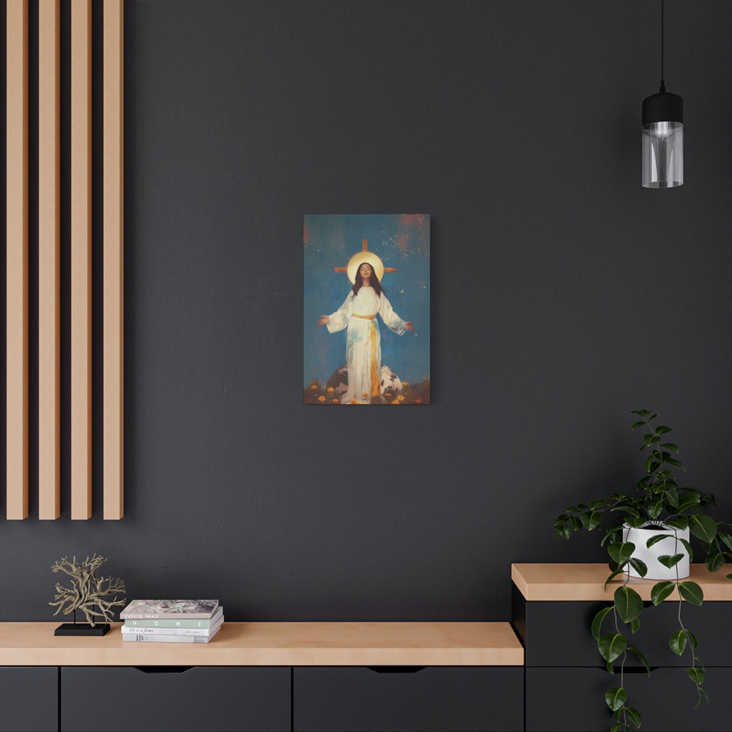 Our Lady of Akita - Mother Mary - Gallery Wrapped Canvas - Print - Religious Art for your Home - Catholic