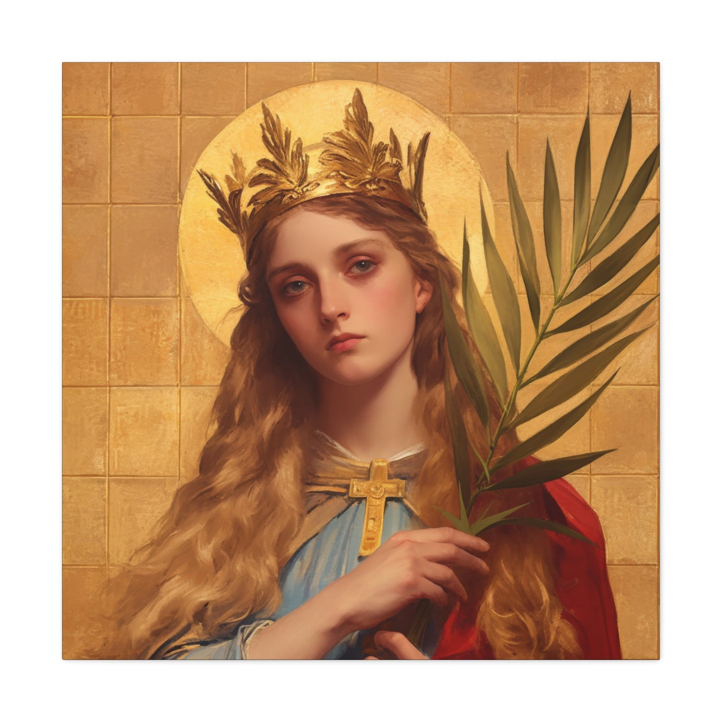 Saint Agrippina - Gallery Wrapped Canvas - Print - Religious Art for your Home - Catholic Art