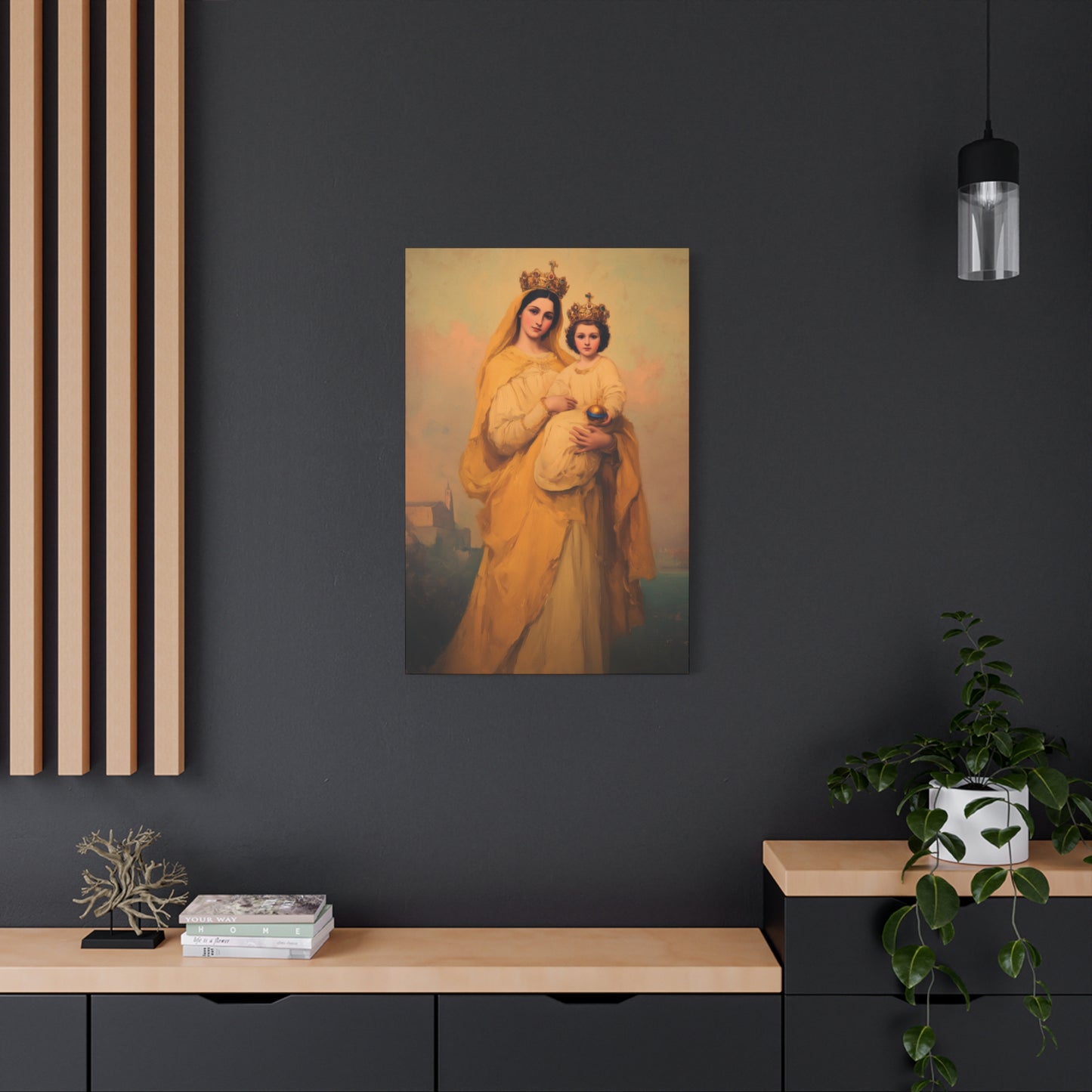 Our Lady of Prompt Succor - Gallery Wrapped Canvas - Print - Religious Art for your Home - Catholic
