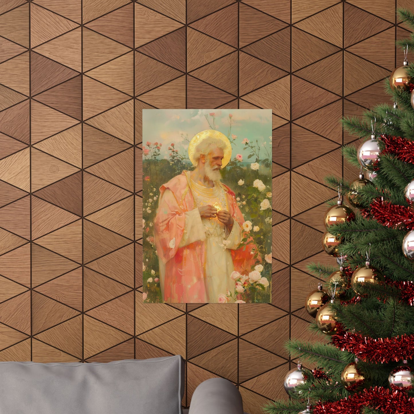 Saint Valentine -  Catholic Art - Multiple Sizes - Premium Posters - Catholic Art - Christian Home - Catholic Saint Art