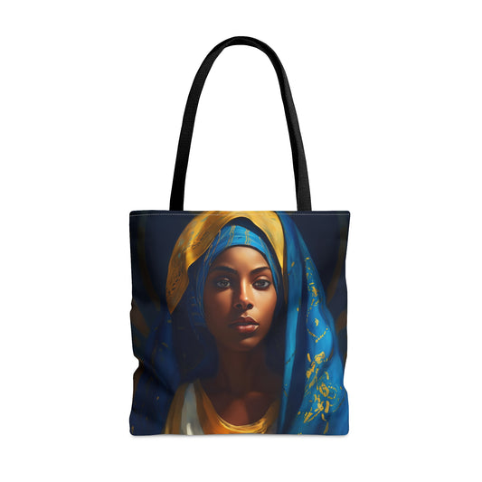 Mary the Blessed Virgin Tote Bag - Catholic faith inspired carry-all purse - day to day bag - Mary the Blessed Virgin - Double Sided