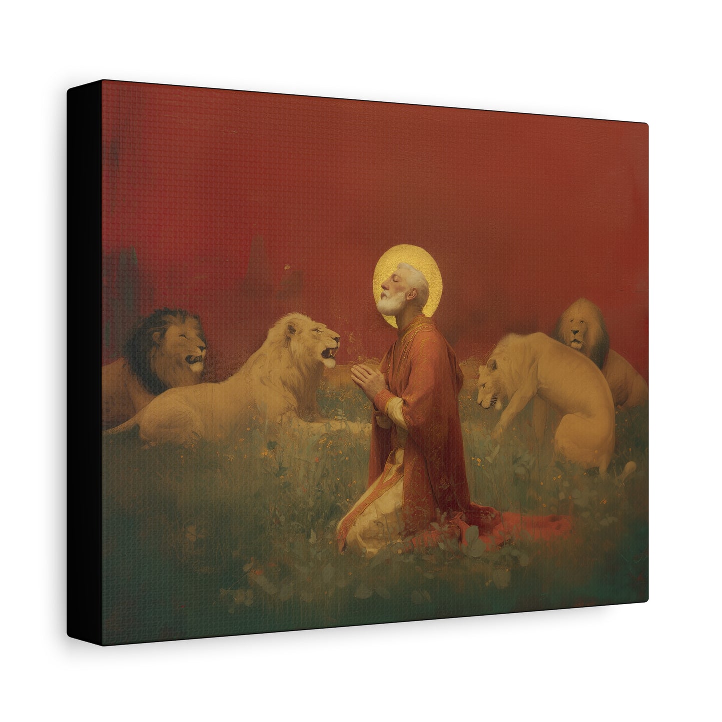 Saint Ignatius of Antioch -  Museum Wrapped Canvas - Sanctified Souls Print - Religious Art for your Home - Catholic Patron Saint Art