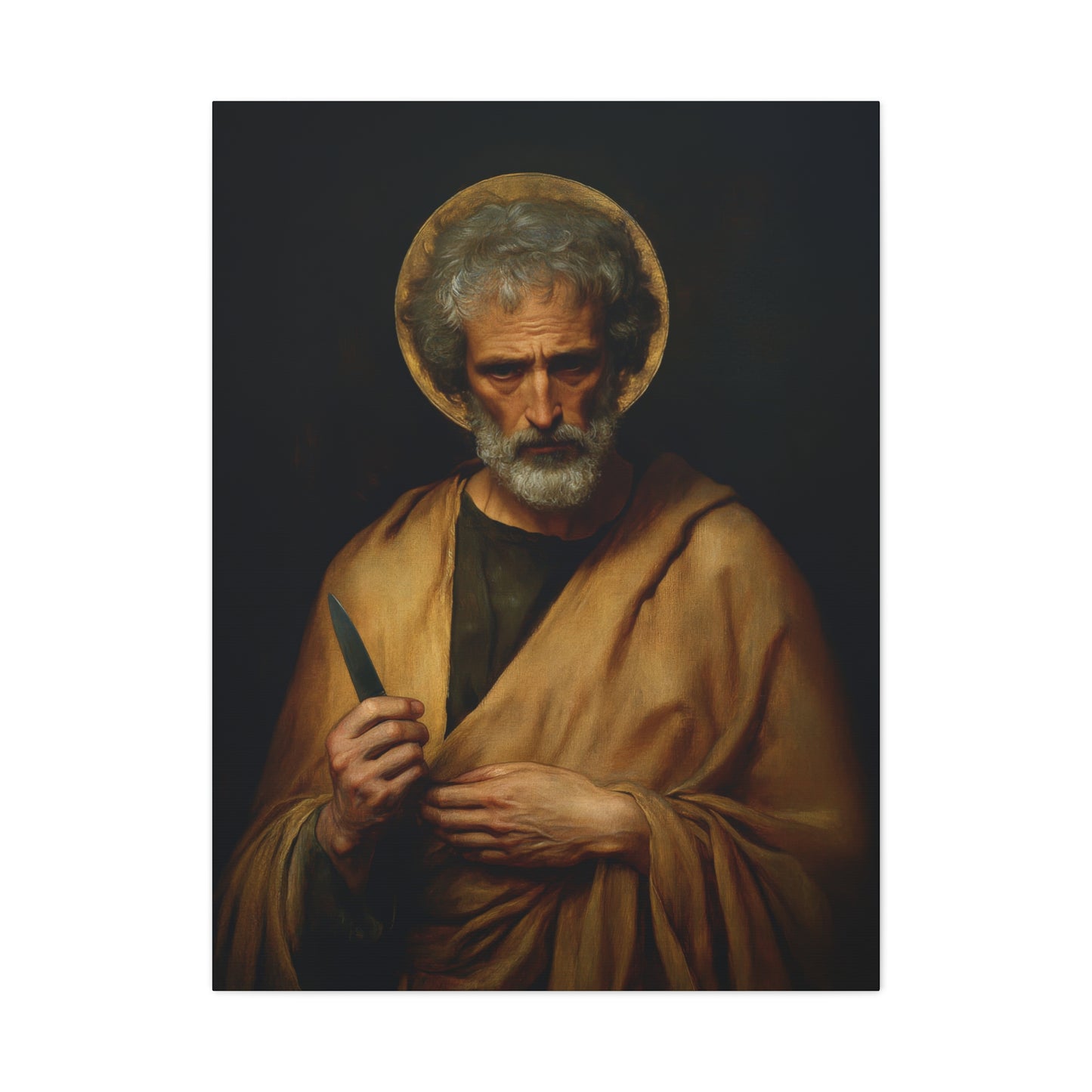 Saint Bartholomew the Apostle  - Gallery Wrapped Canvas - Print - Religious Art for your Home - Catholic