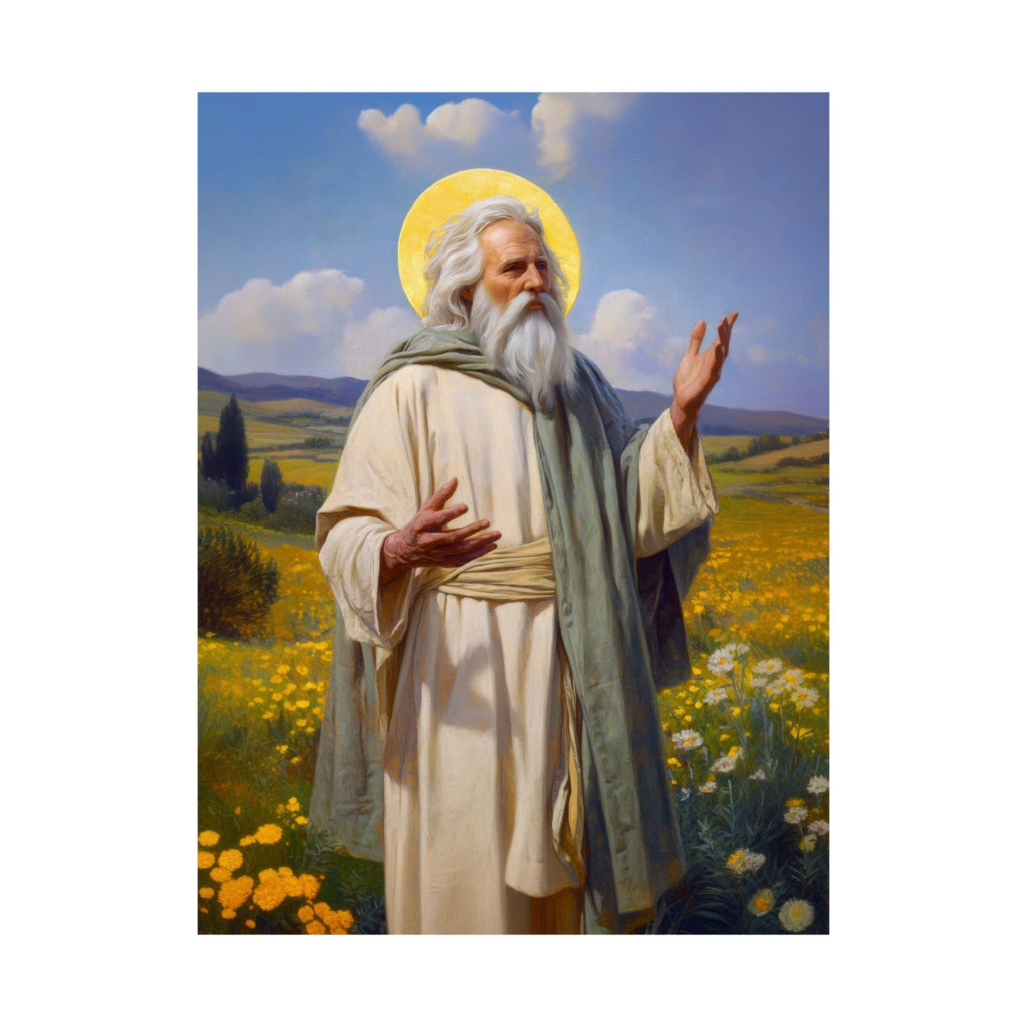 Saint Hilary of Arles - Sanctified Souls Print - Multiple Sizes - Premium Matte Vertical Posters