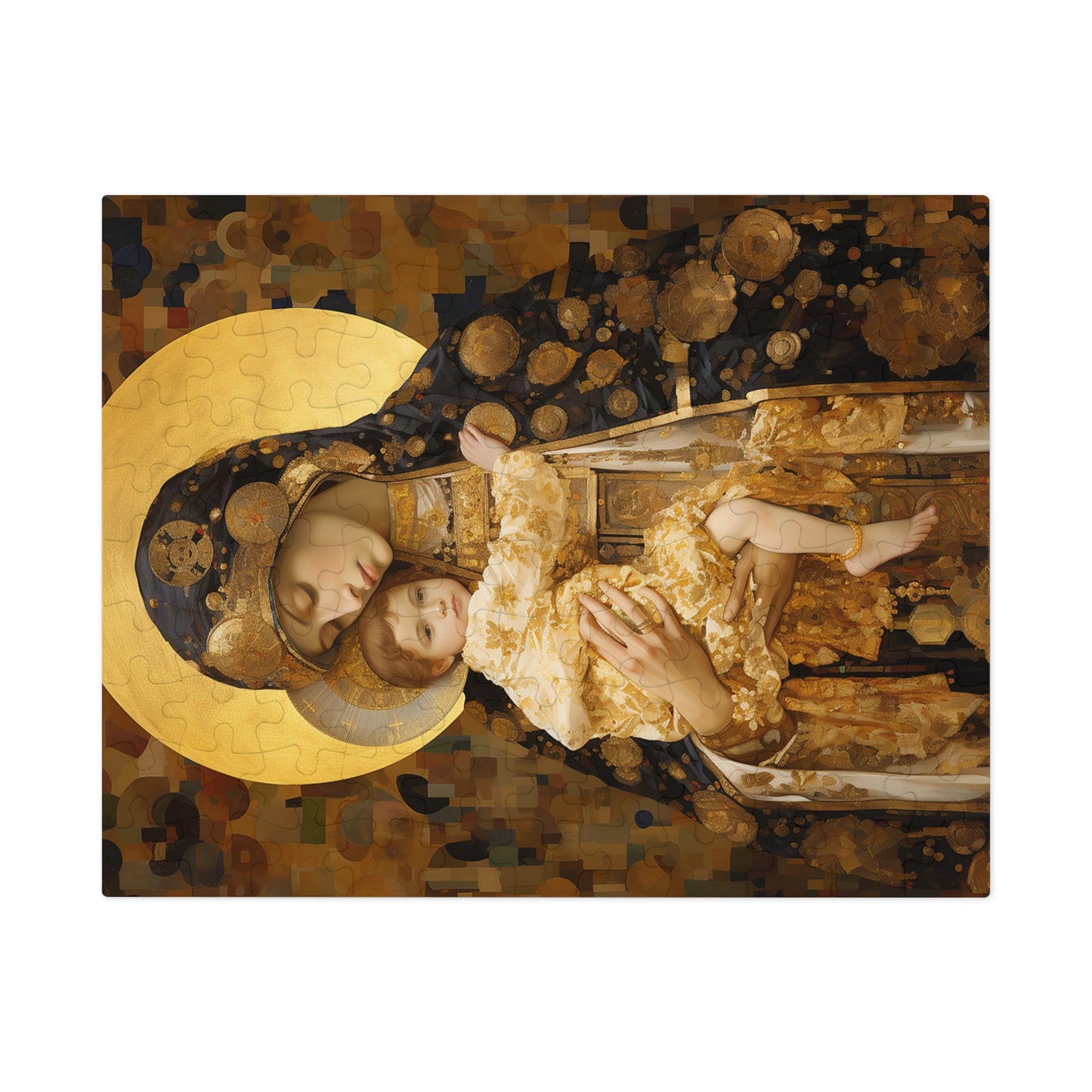 The Light of Love- Virgin Mary and the Christ Child - Religious Jigsaw Puzzle (30, 110, 252, 500,1000-Piece) - Catholic Art - Faith Art