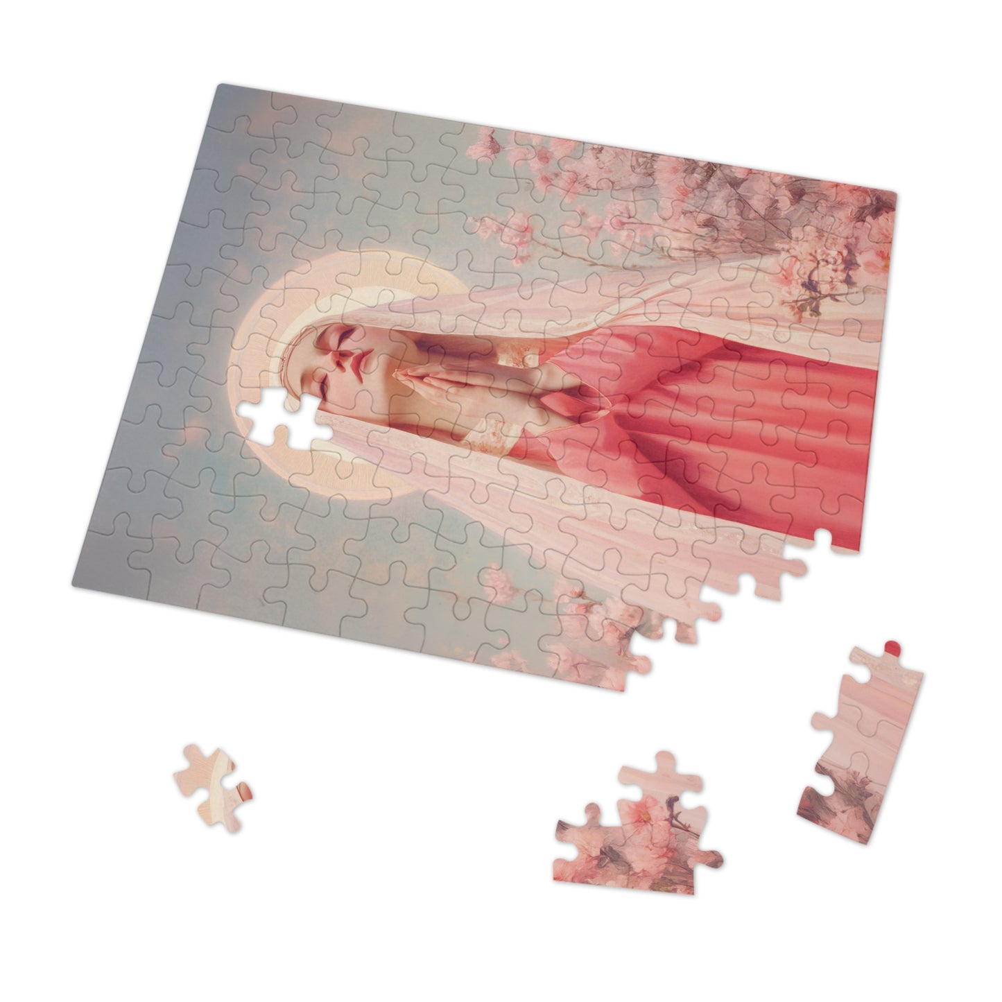 Saint Illuminata - Puzzle & Keepsake Tin - Religious Jigsaw Puzzle (30, 110, 252, 500,1000-Piece)