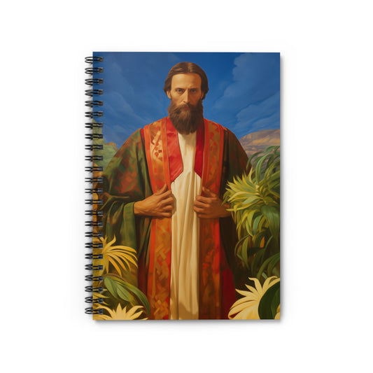 Saint John the Baptist - Sanctified Souls Art - Religious Based Notebook - Spiral Notebook - Ruled Line