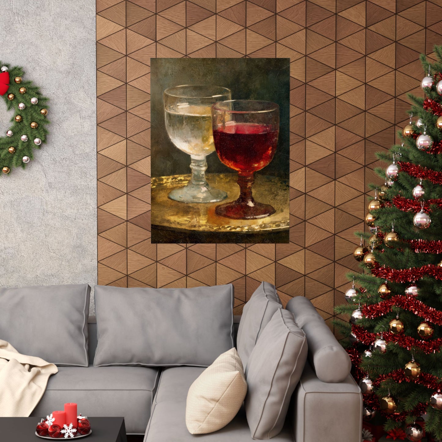 Cana and the Miracle of Abundance - Water into Wine - Sanctified Souls Print - Multiple Sizes - Premium Matte Vertical Posters