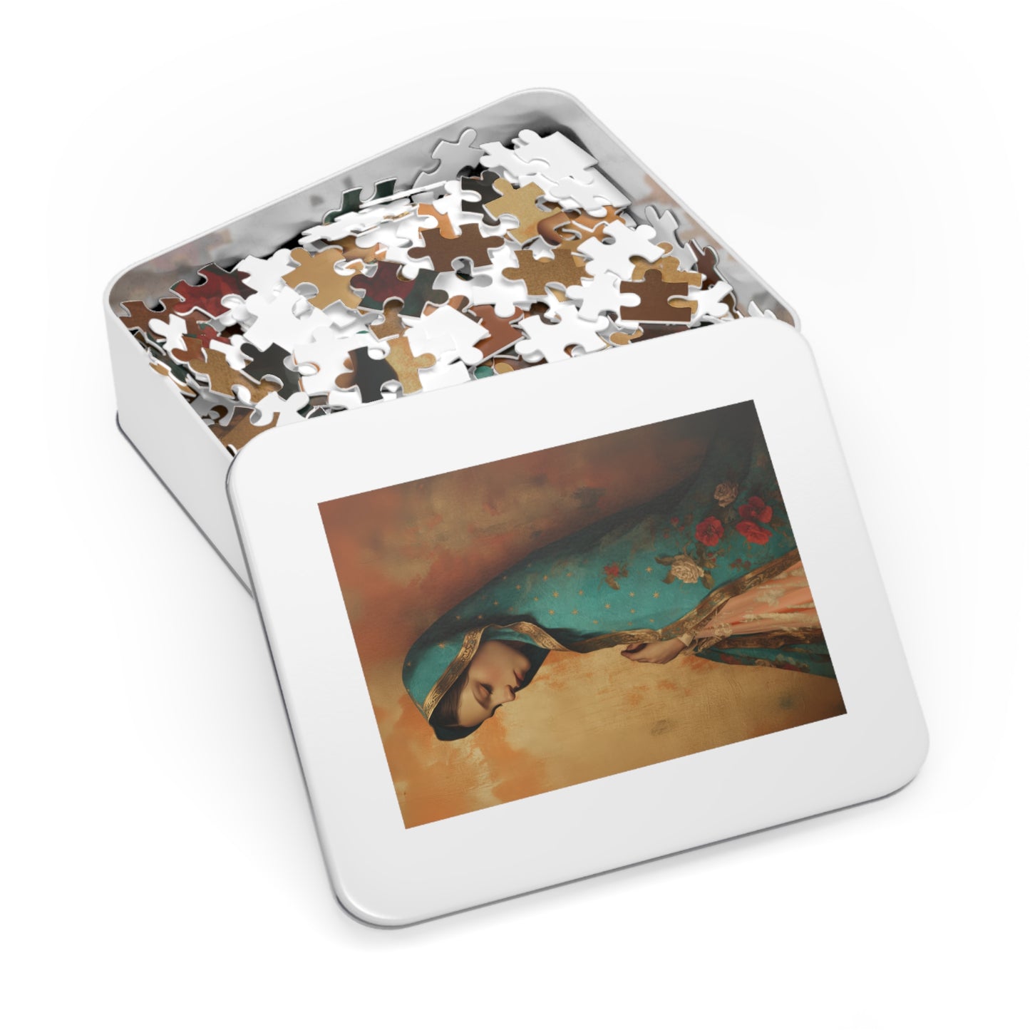 Our Lady of Guadalupe - Puzzle & Keepsake Tin - Religious Jigsaw Puzzle (30, 110, 252, 500,1000-Piece)