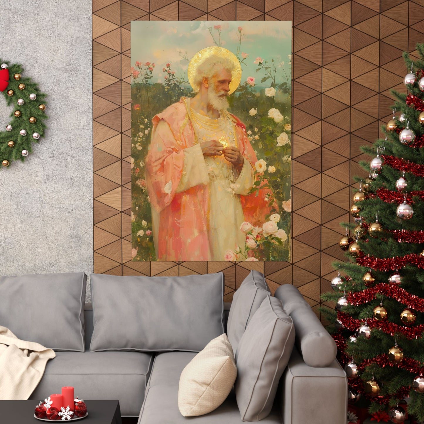 Saint Valentine -  Catholic Art - Multiple Sizes - Premium Posters - Catholic Art - Christian Home - Catholic Saint Art