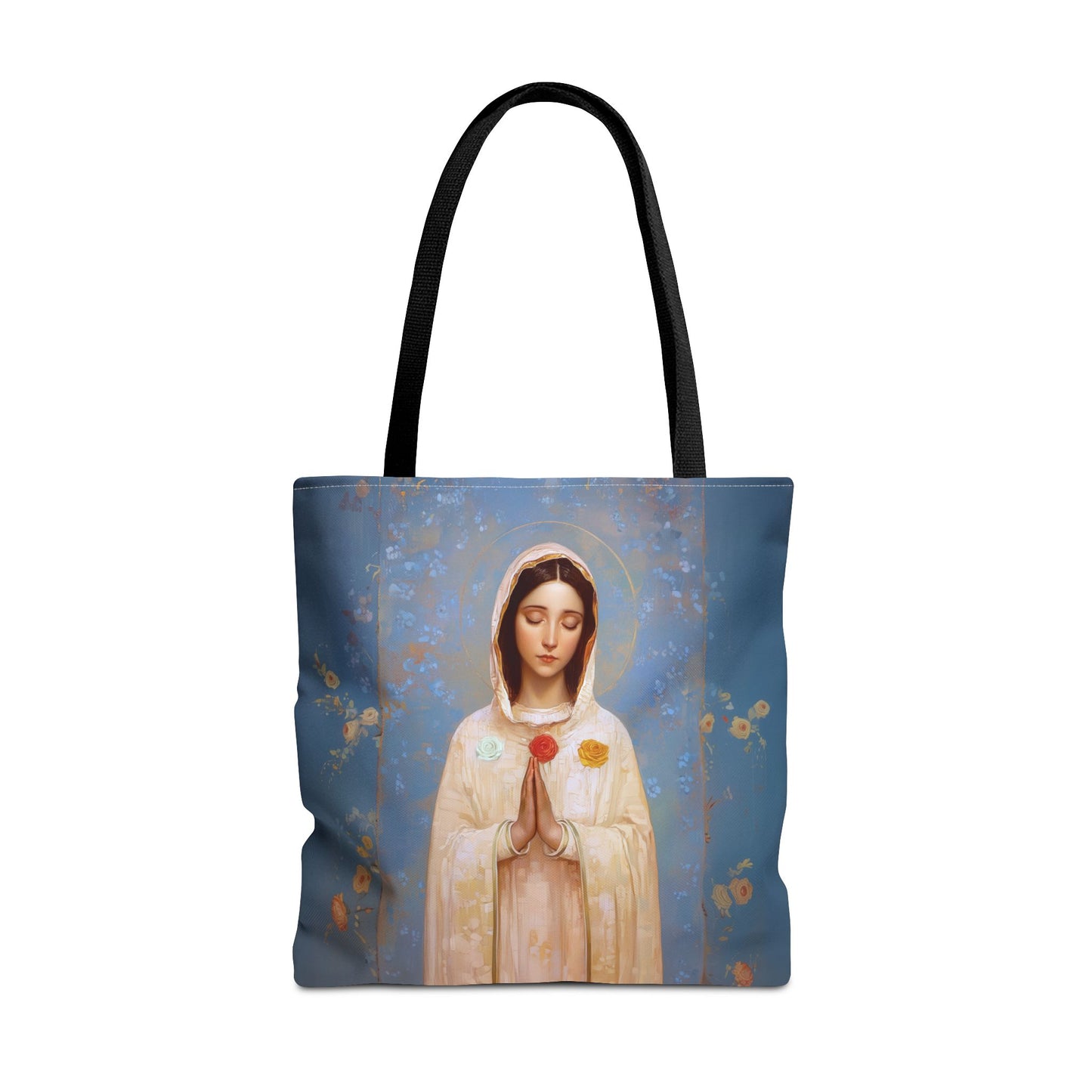 Rosa Mystica - Mystical Rose - Mother Mary - Marian Art - Tote Bag - Large Medium Small Faith Art Bag - Tote Purse
