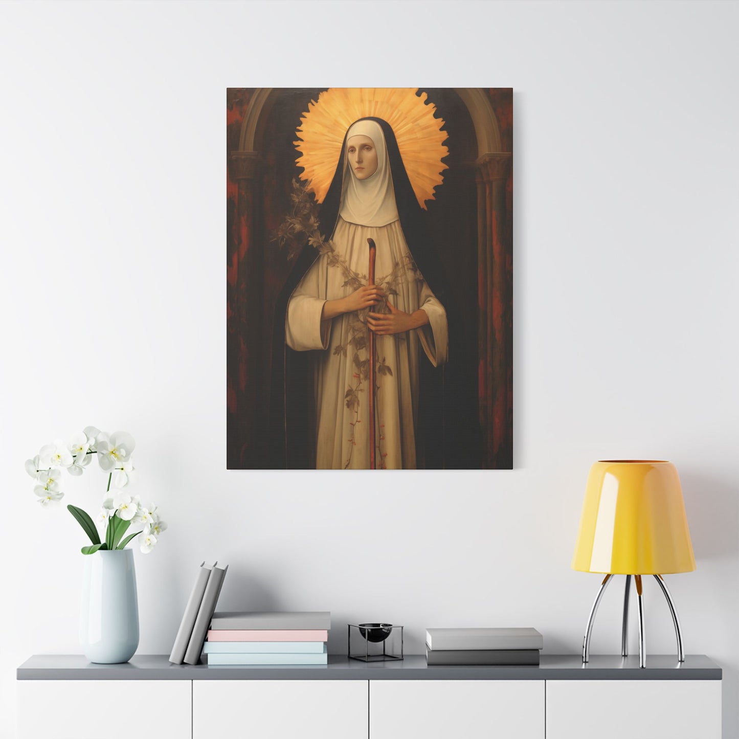 Saint Margaret of Castello - Museum Wrapped Canvas - Sanctified Souls Print - Religious Art for your Home - Blessed Margaret of Castello