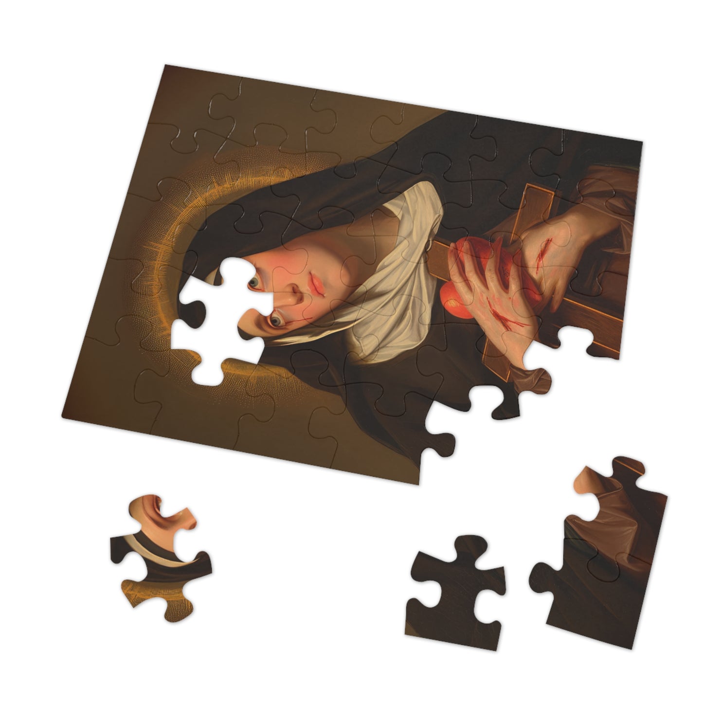 Saint Veronica Giuliani - Puzzle and Keepsake Tin - Religious (30, 110, 252, 500,1000) - Religious Puzzle - Religious