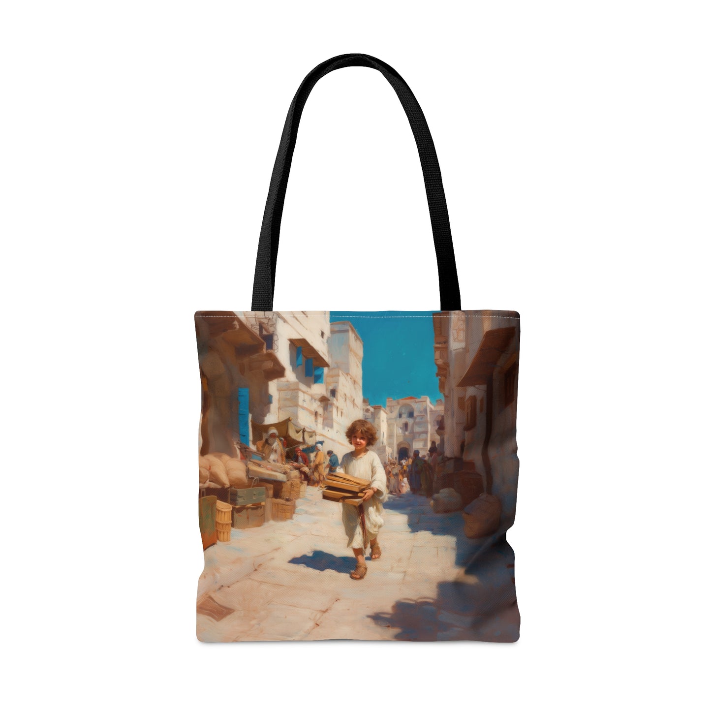 Nazareth and the Hidden Light of Christ - Tote Bag - Large Medium Small Faith Art Bag - Catholic Faith Purse